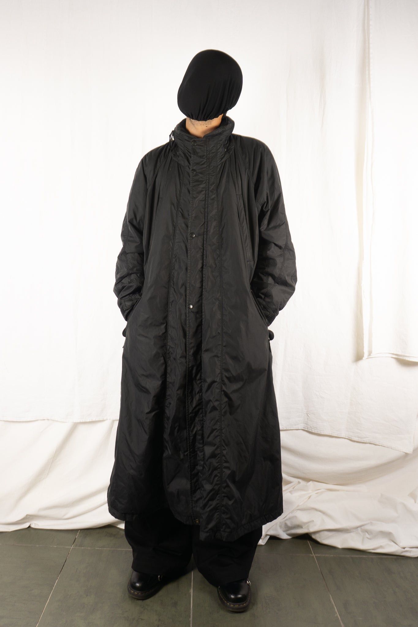 Issey miyake men white label 2000s parachute coat – PPS