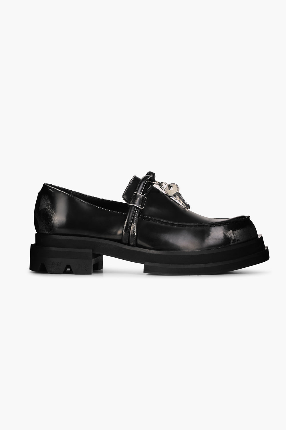 Loafer lock brushed silver