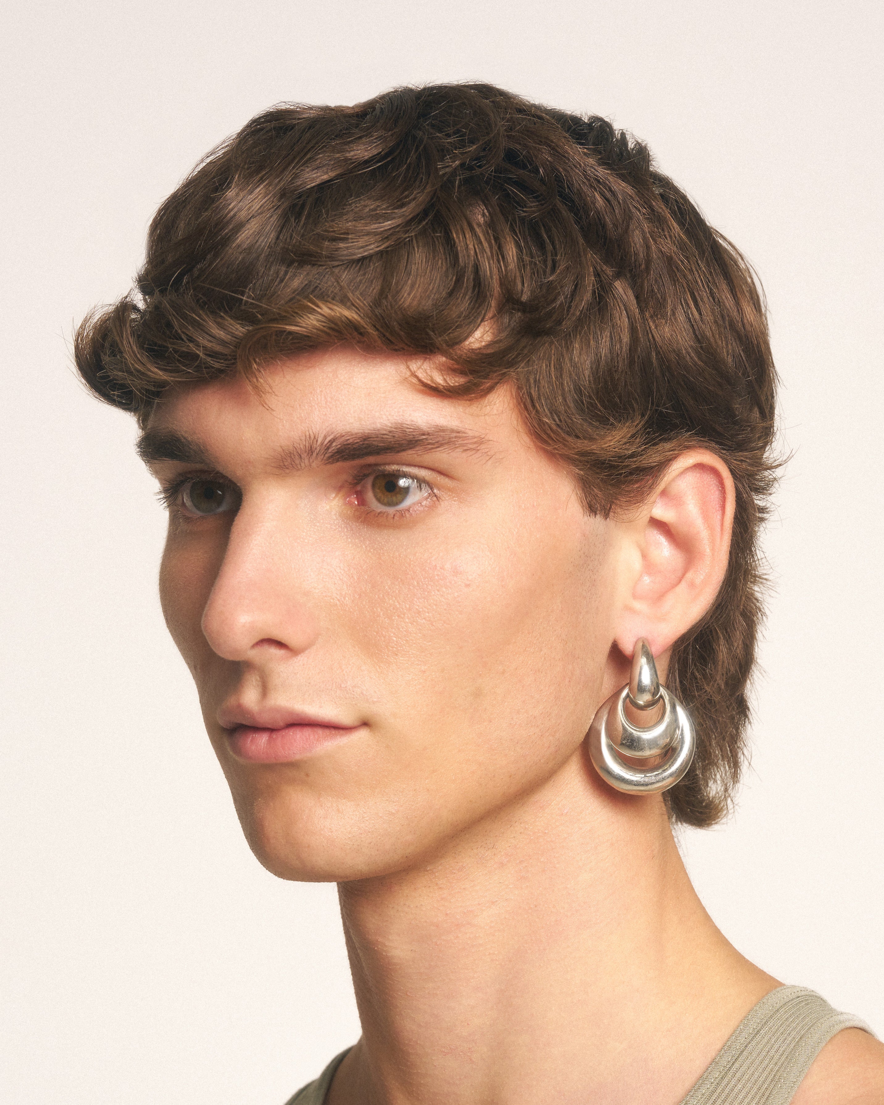 Blow up drop earrings