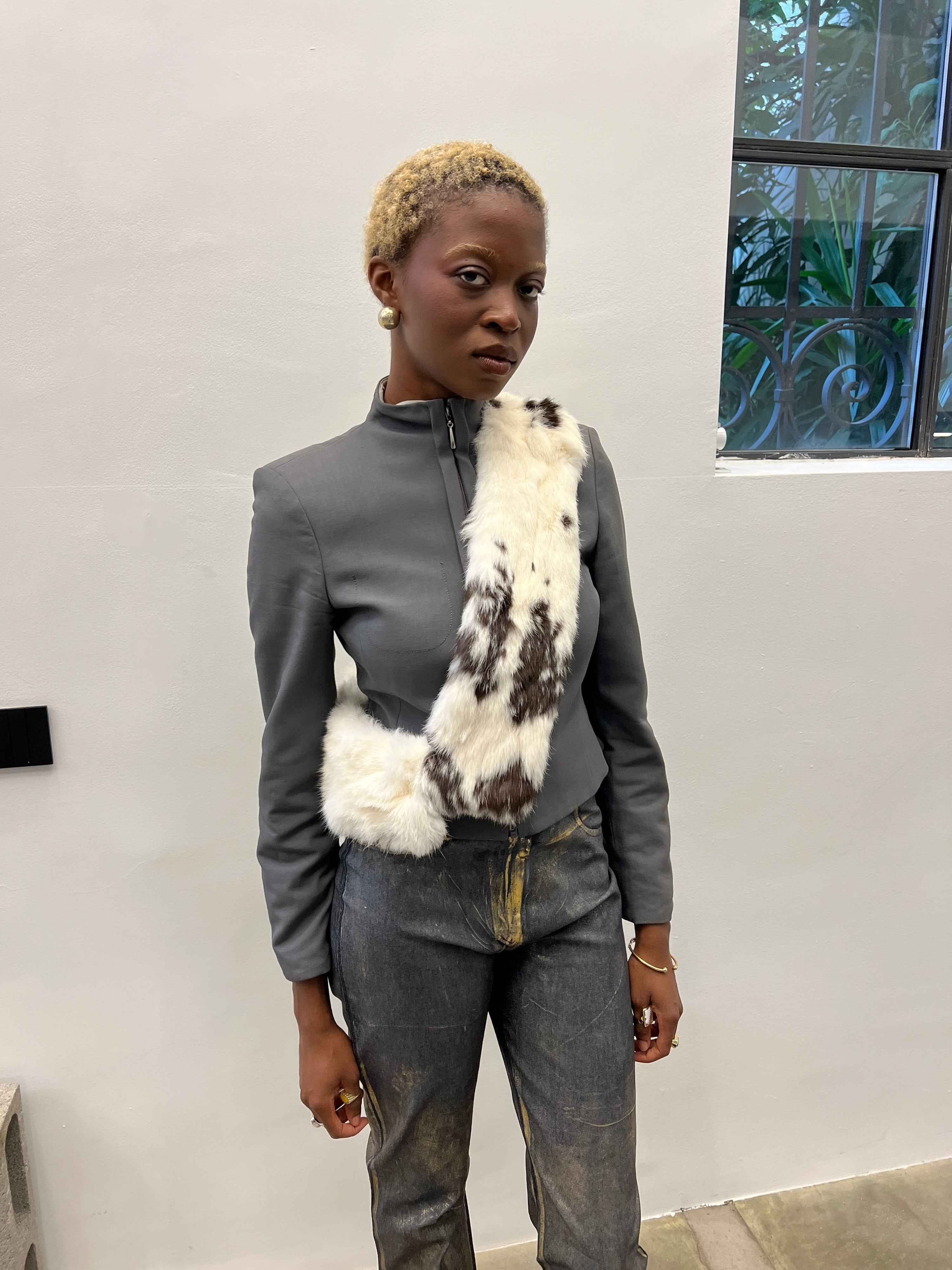 Genuine fur stole