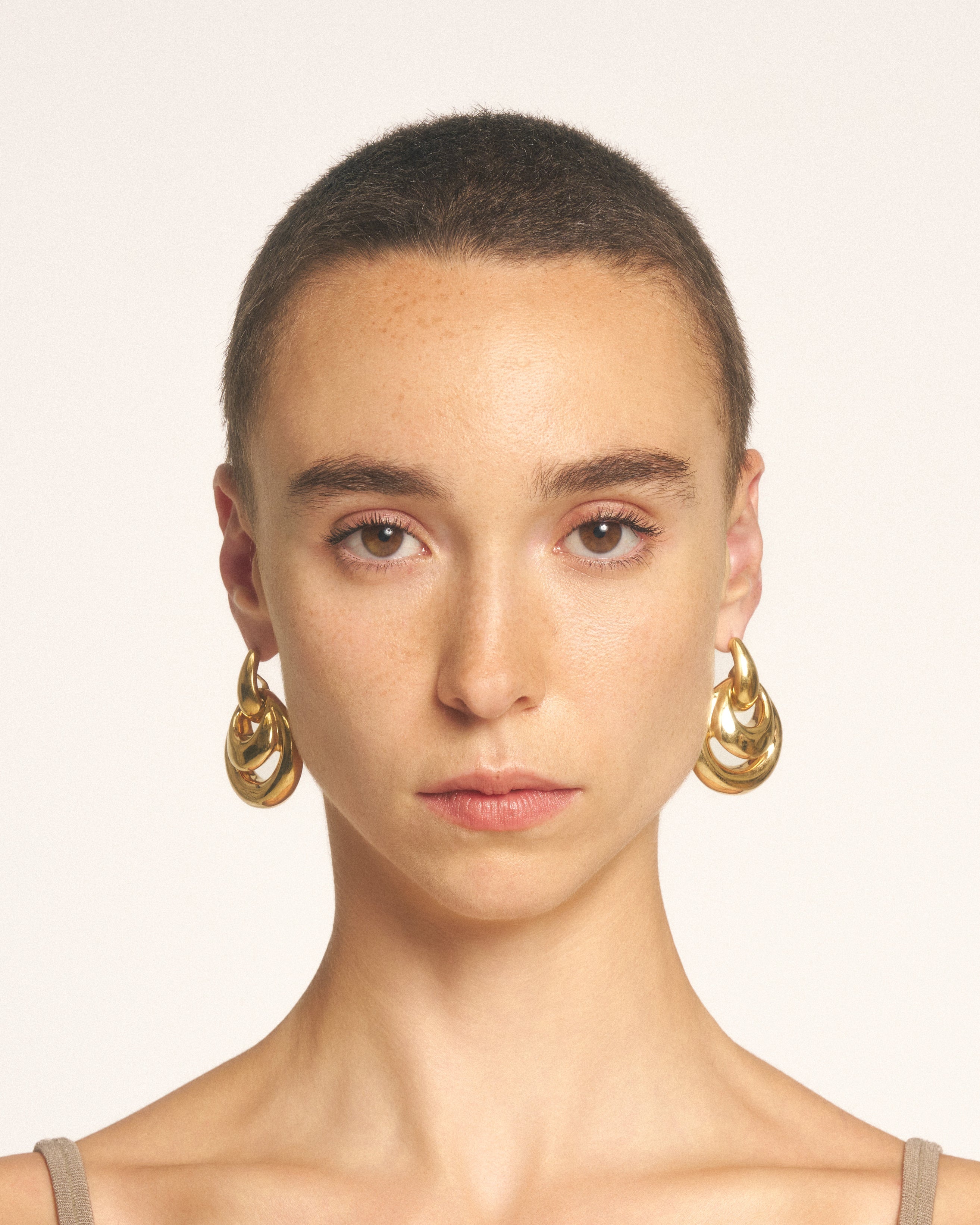 Blow up drop earrings