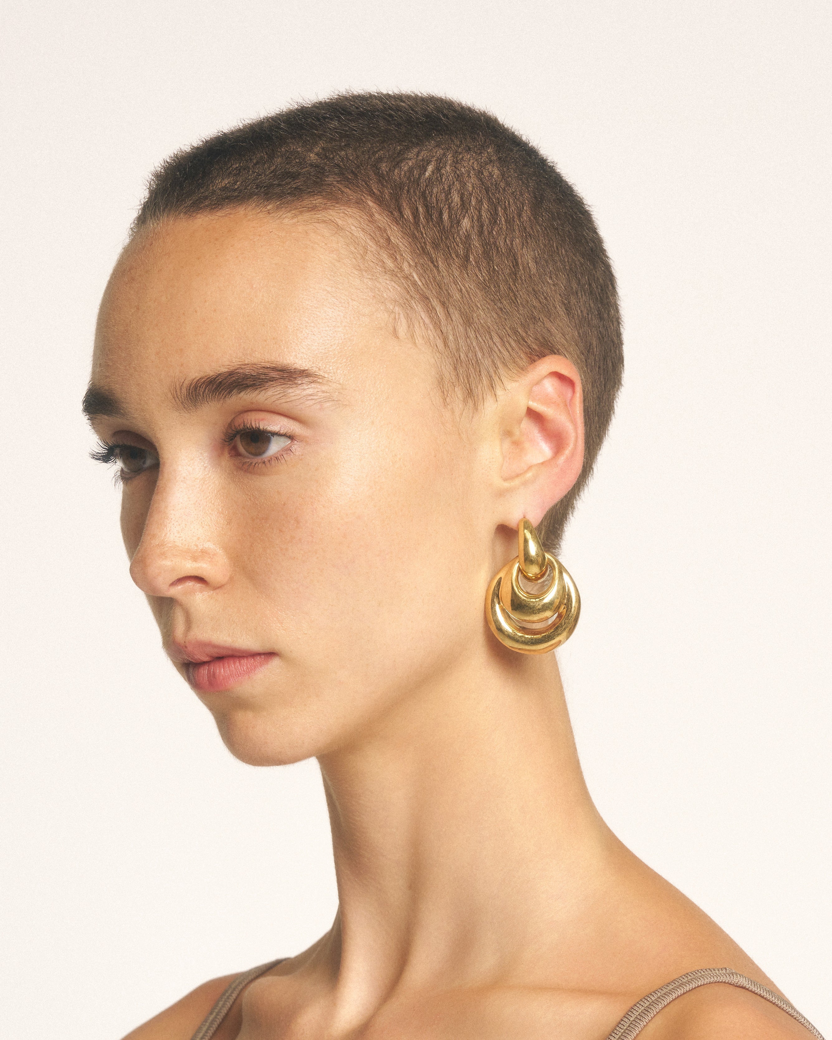 Blow up drop earrings