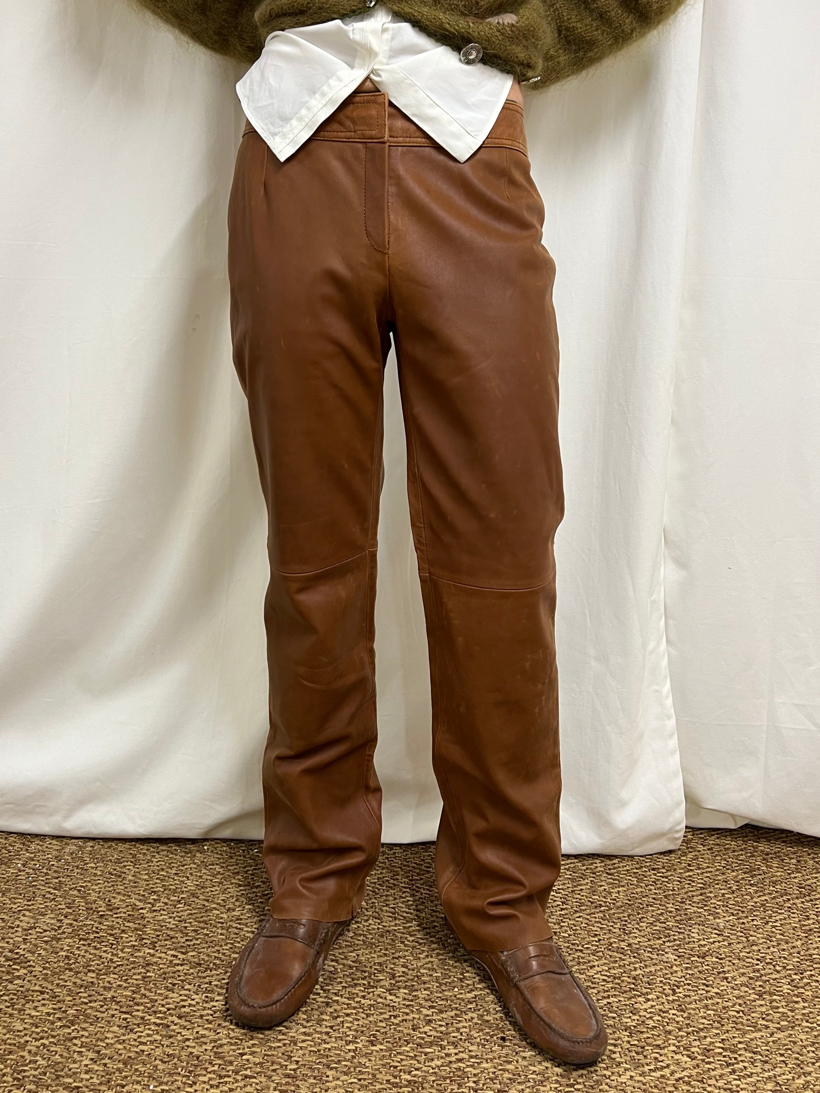 Leather trousers
