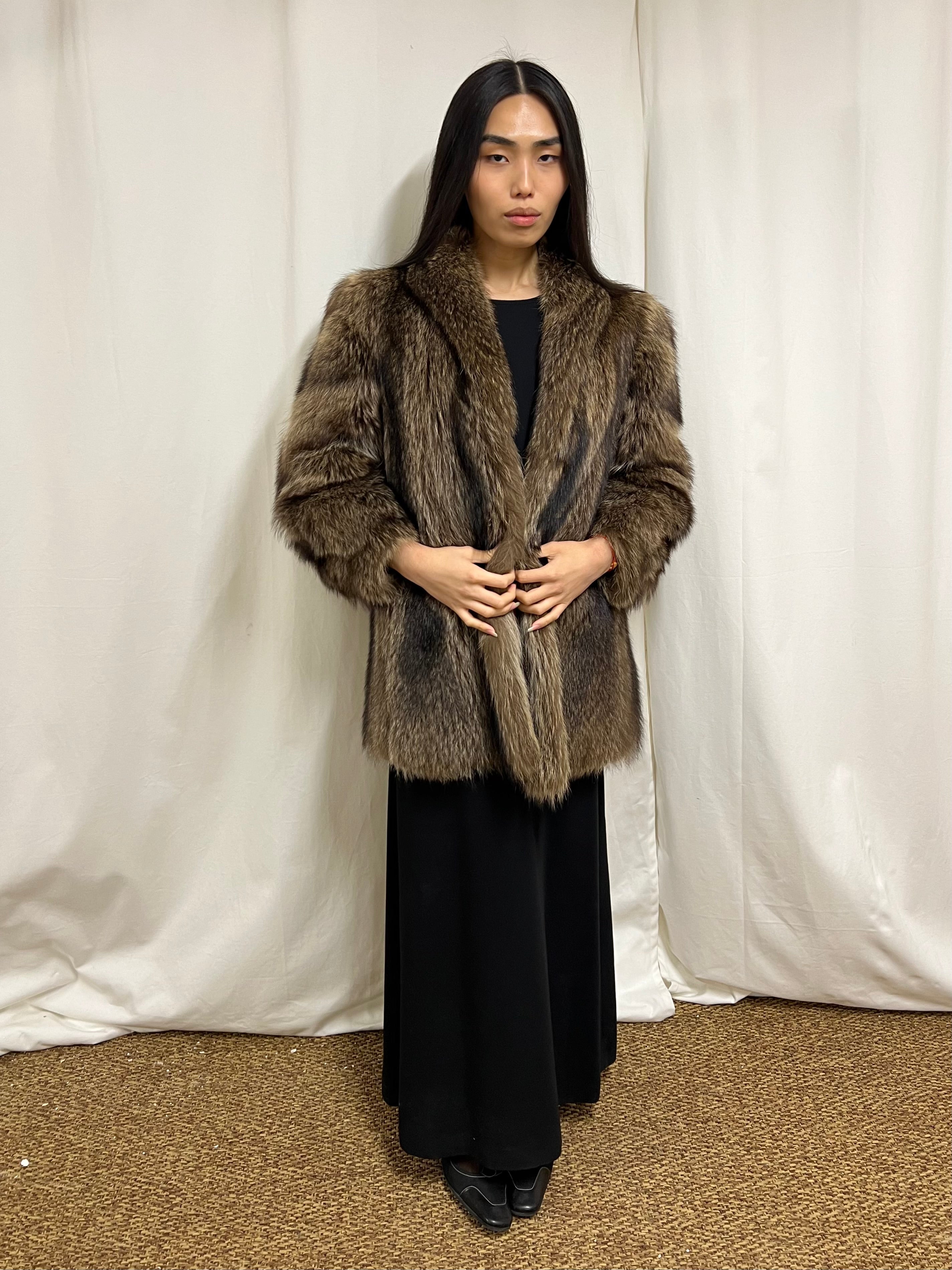 Genuine fur coat