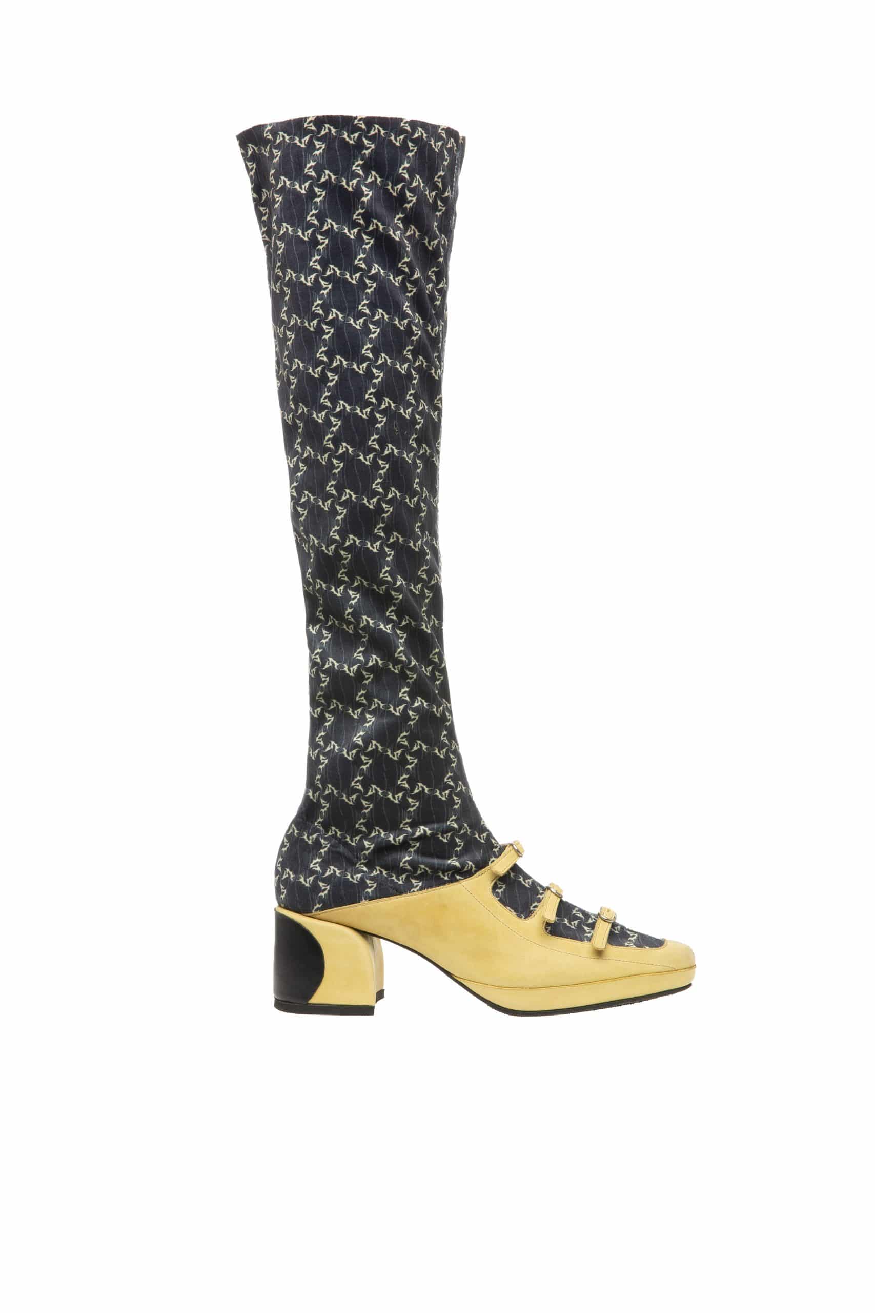 Symbolic print boots