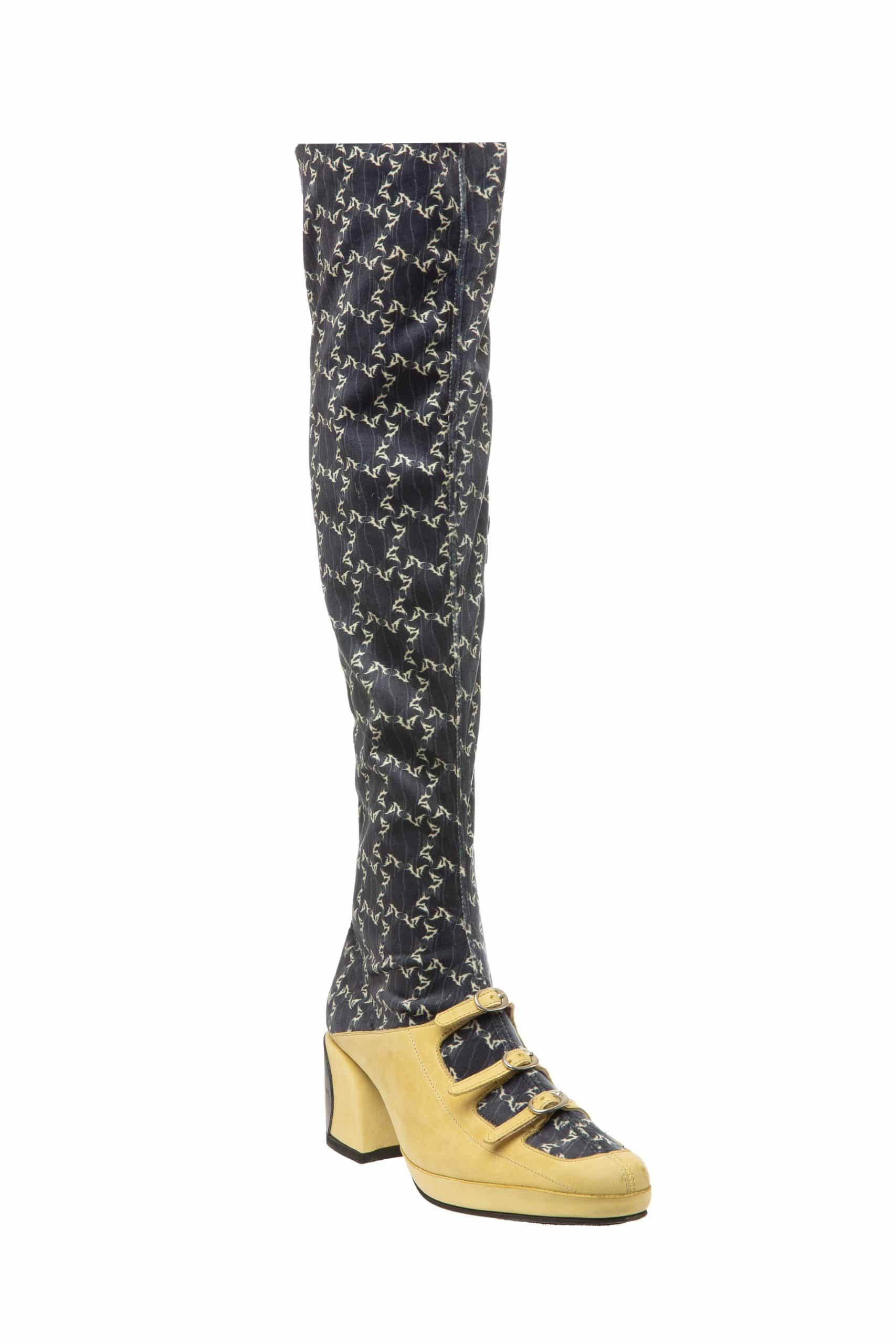 Symbolic print boots