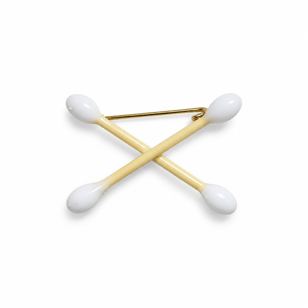 Ear stick brooch