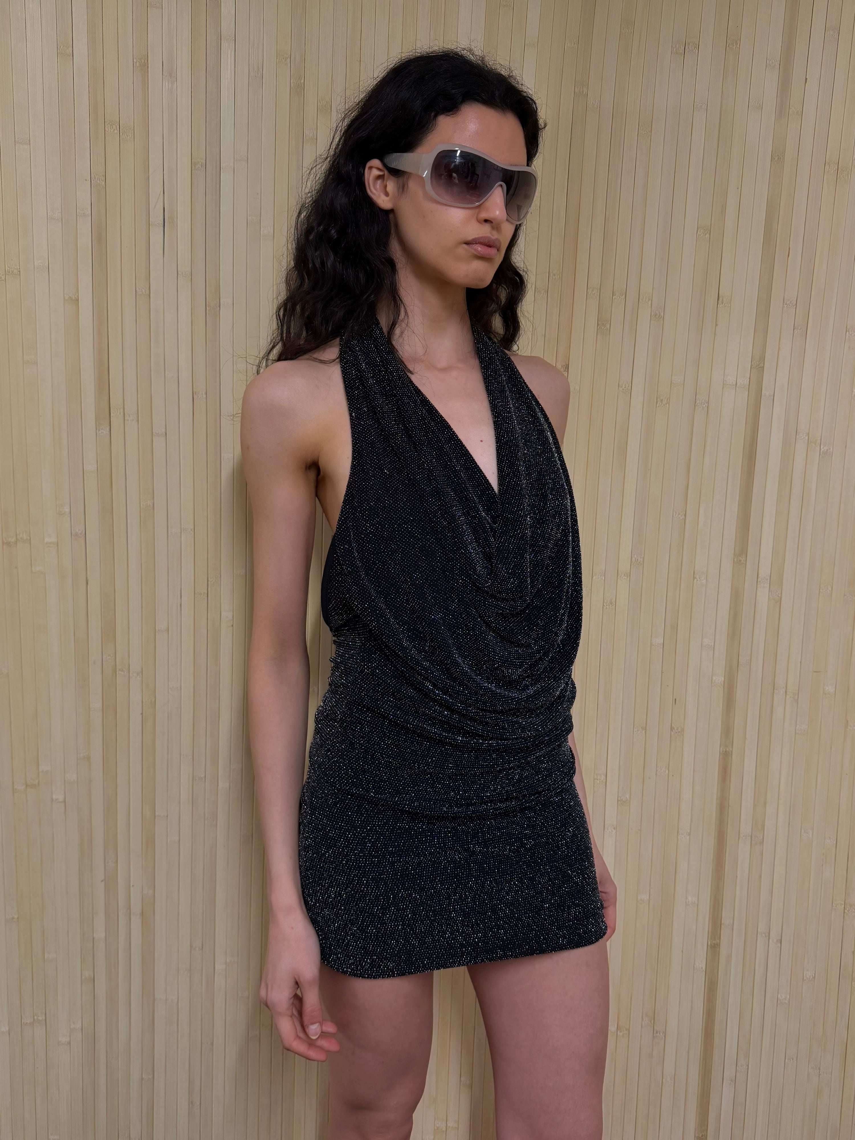 Glitter cocktail dress