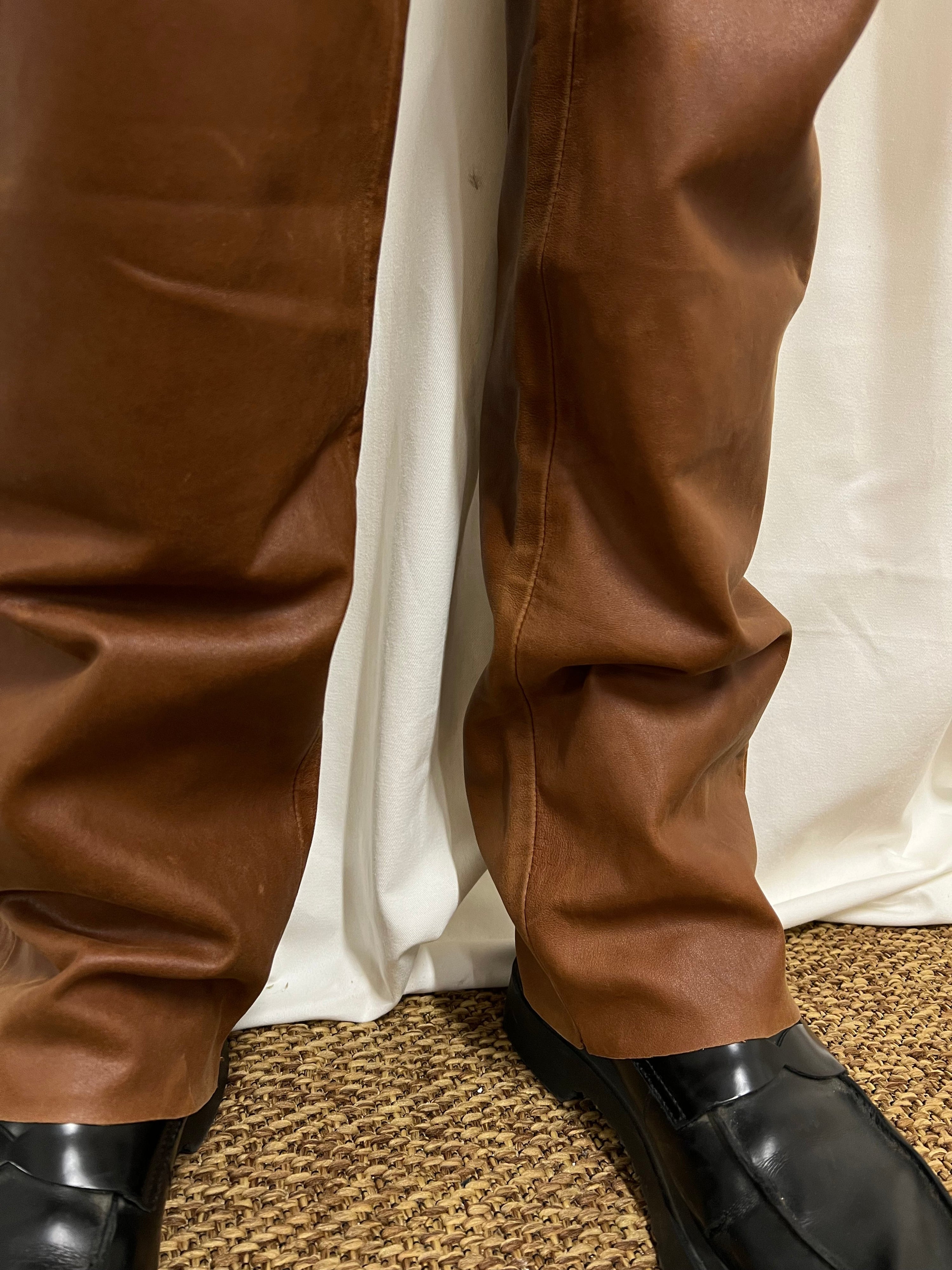 Leather trousers