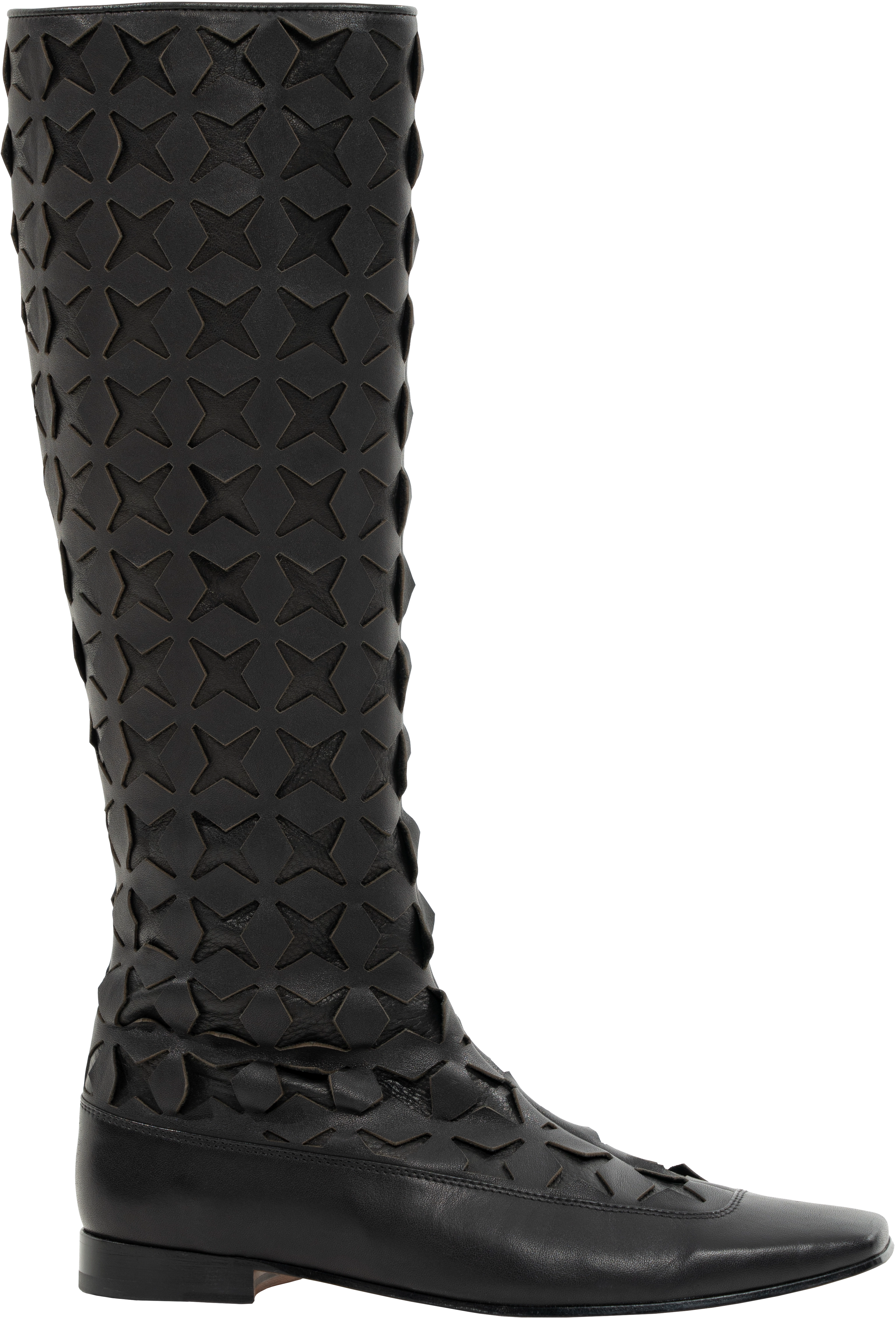 Leather boots