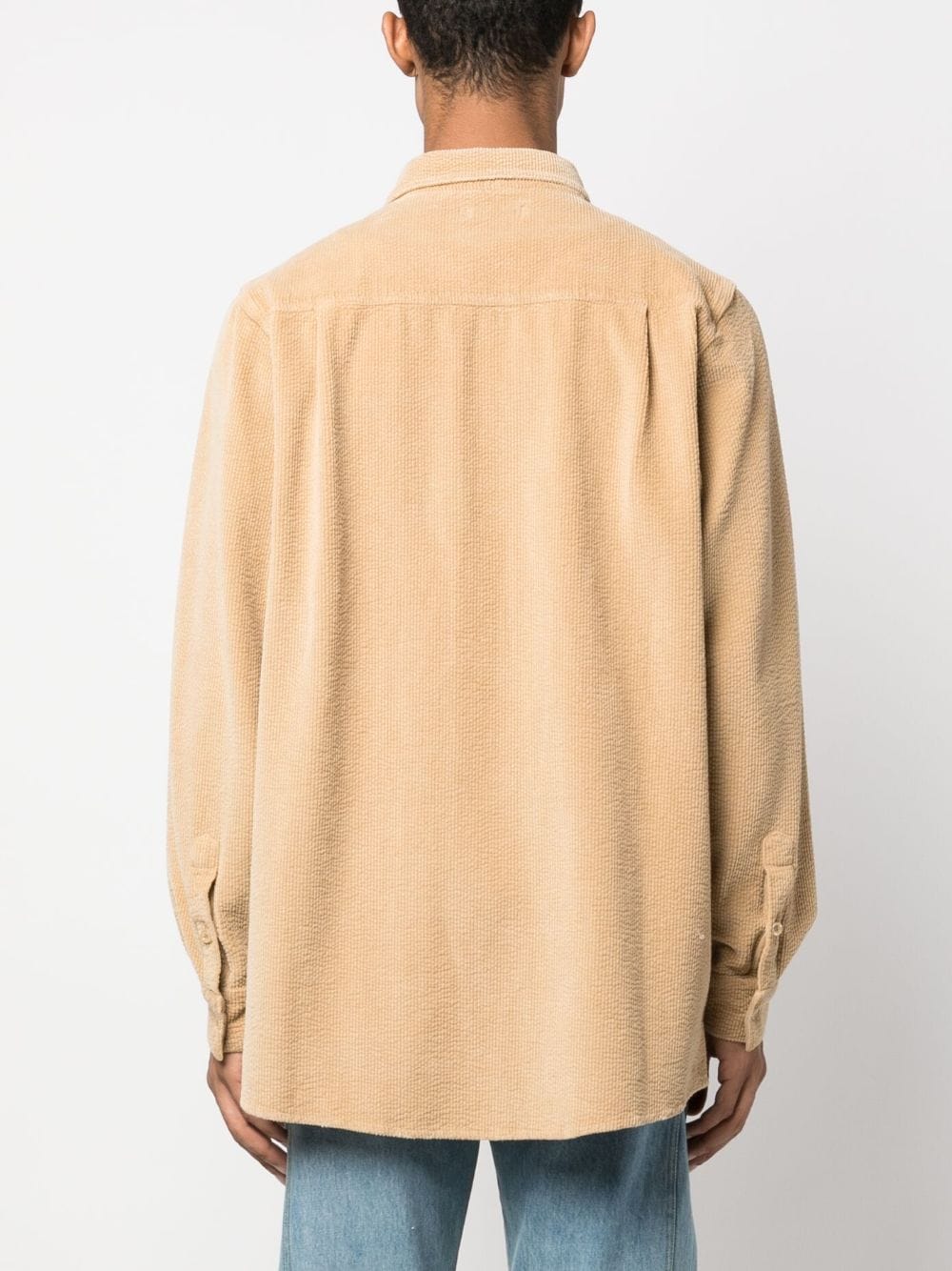 Unisex corduroy shirt woven
