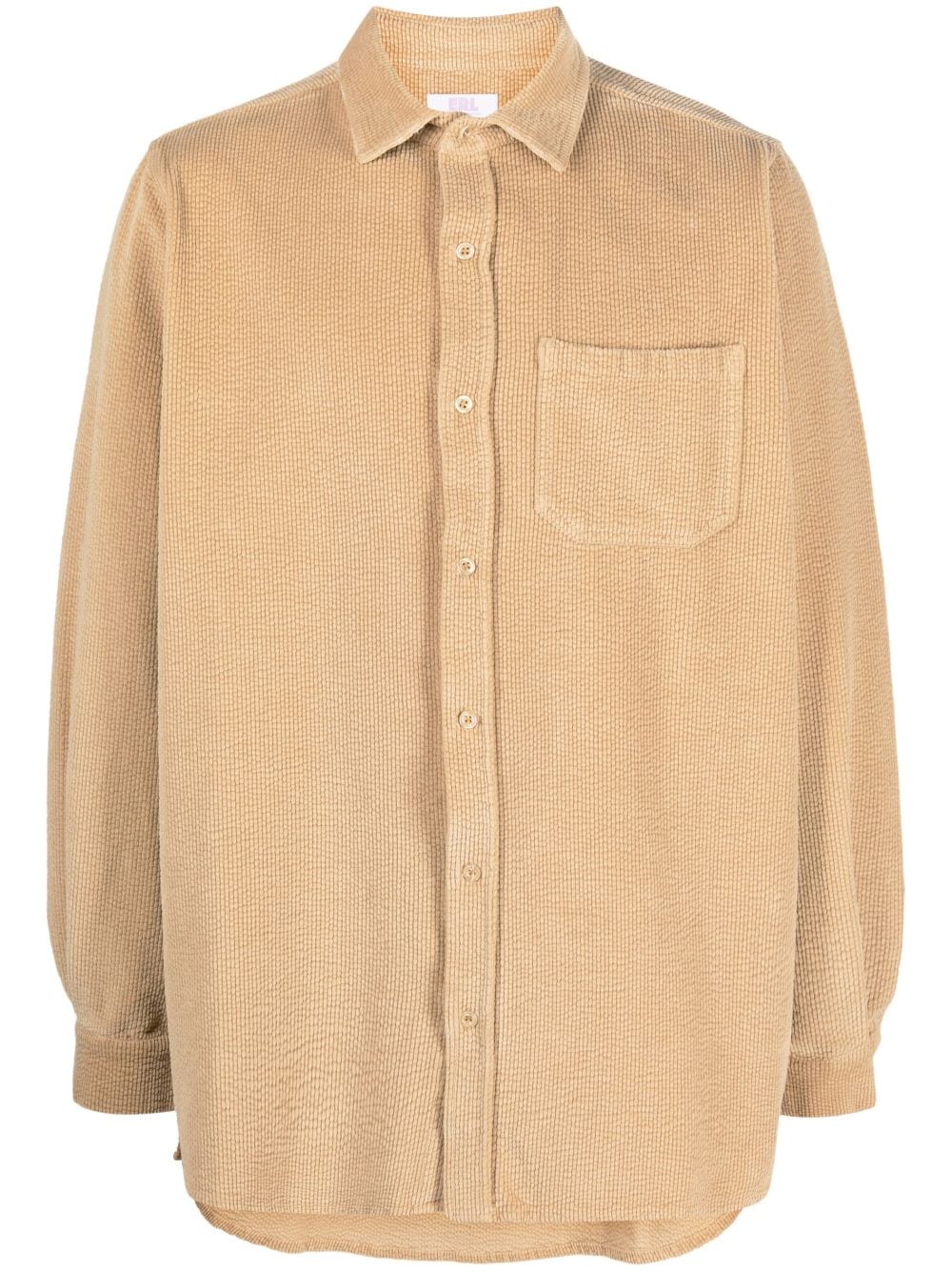 Unisex corduroy shirt woven