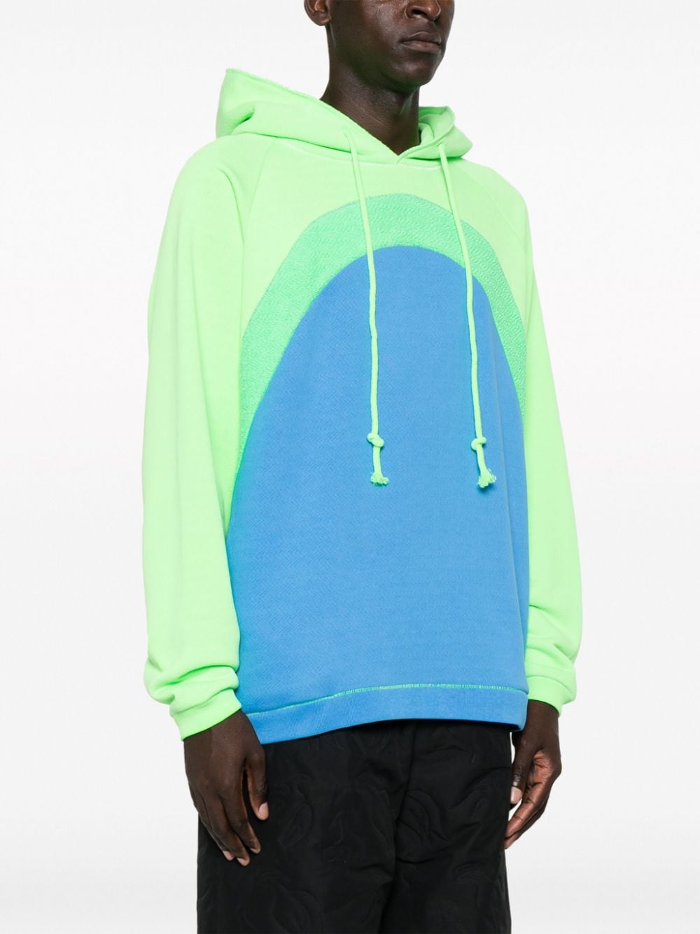 Unisex rainbow hoodie knit