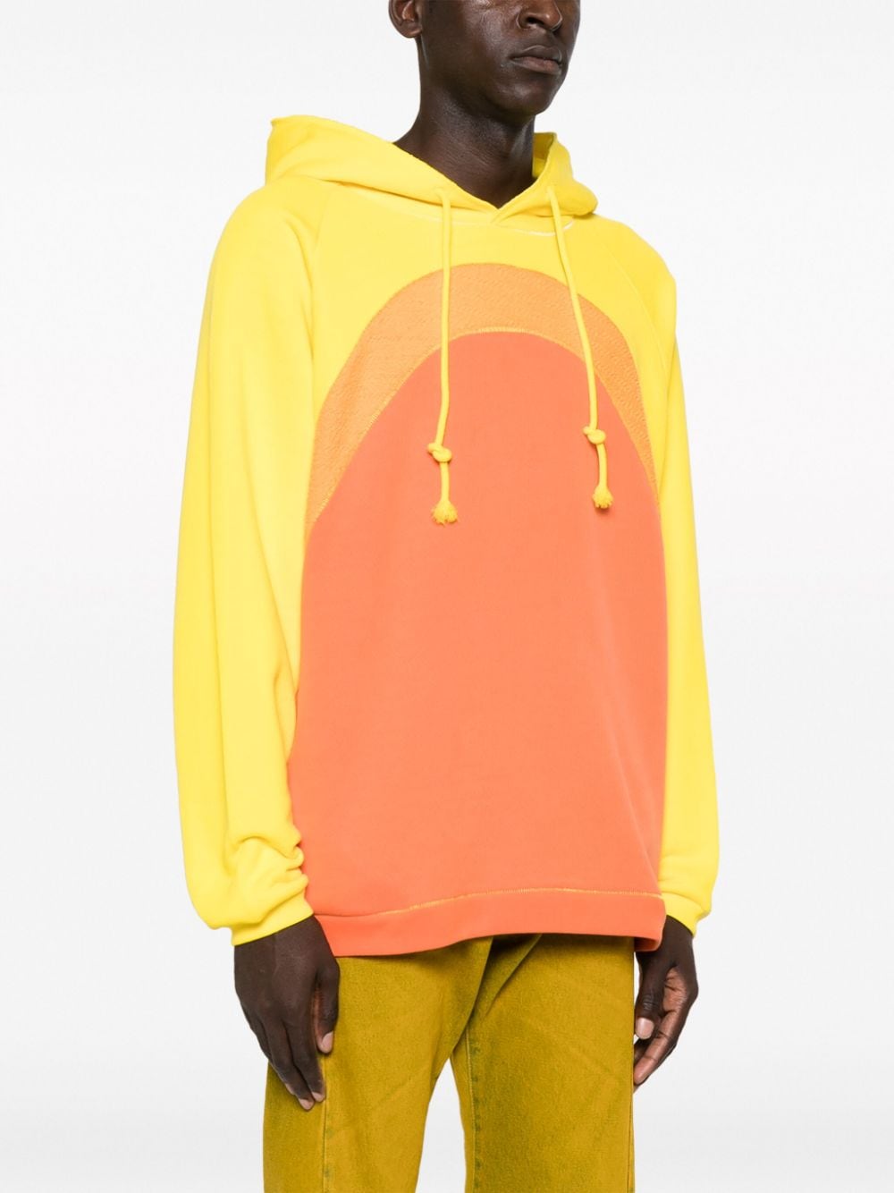 Unisex rainbow hoodie knit