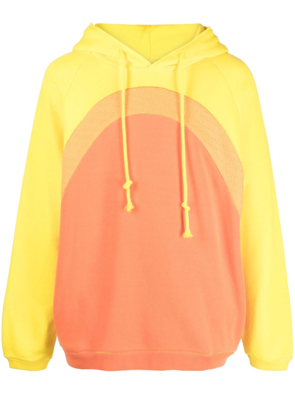Unisex rainbow hoodie knit
