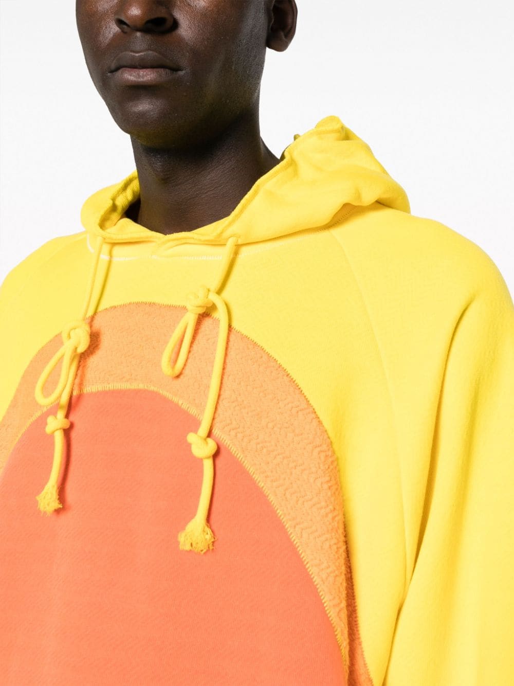 Unisex rainbow hoodie knit