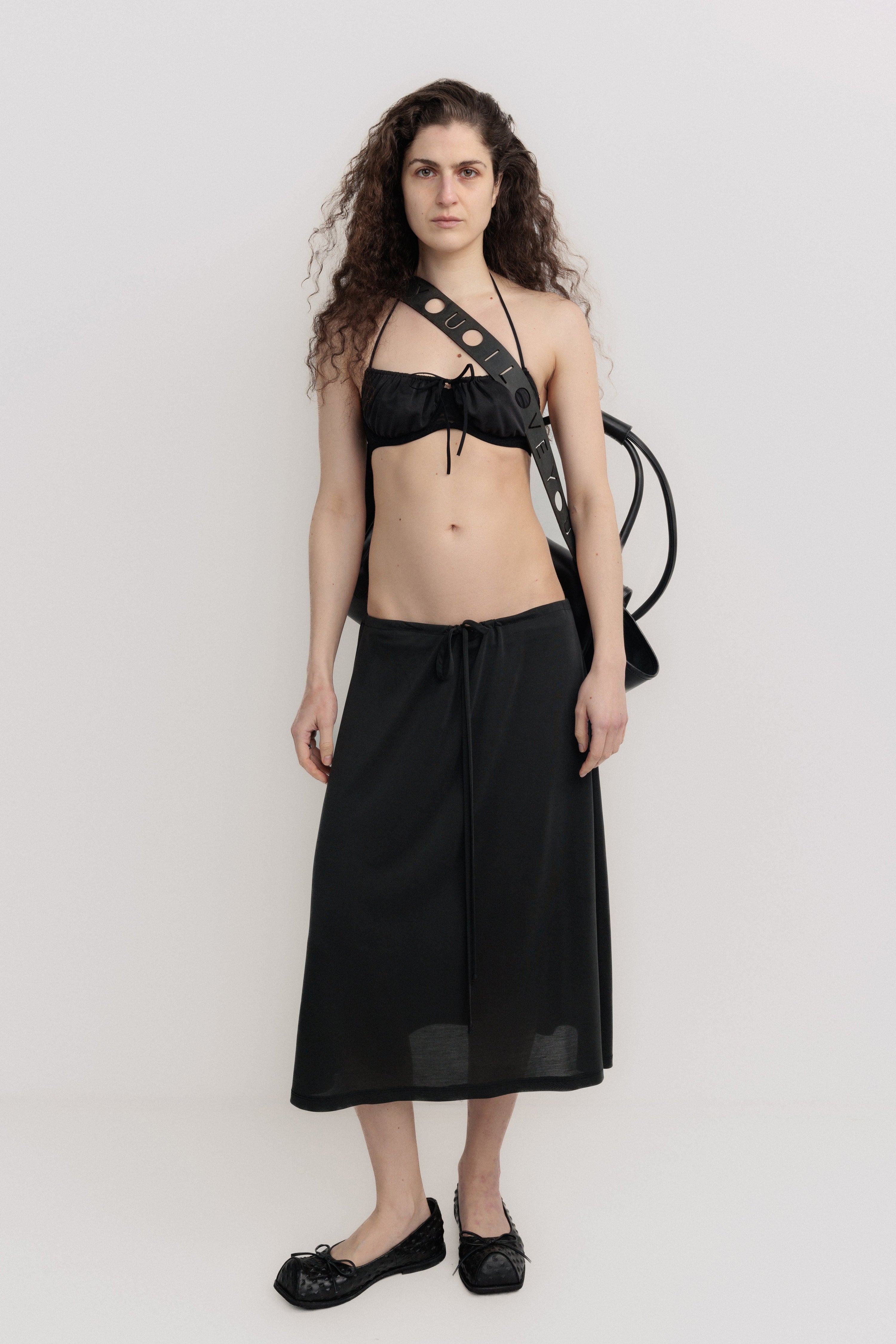 'i love you' crossbody bag strap