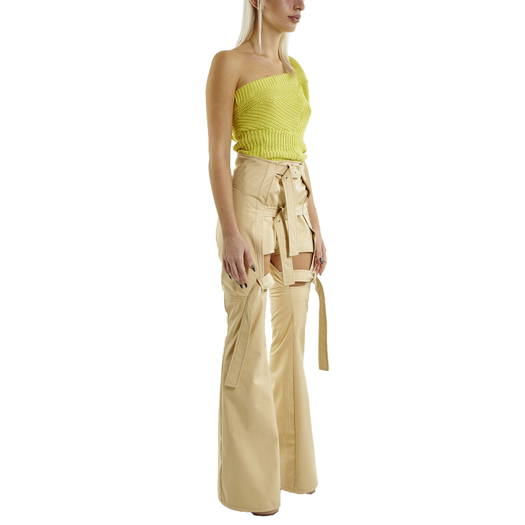Buckle pantalone beige
