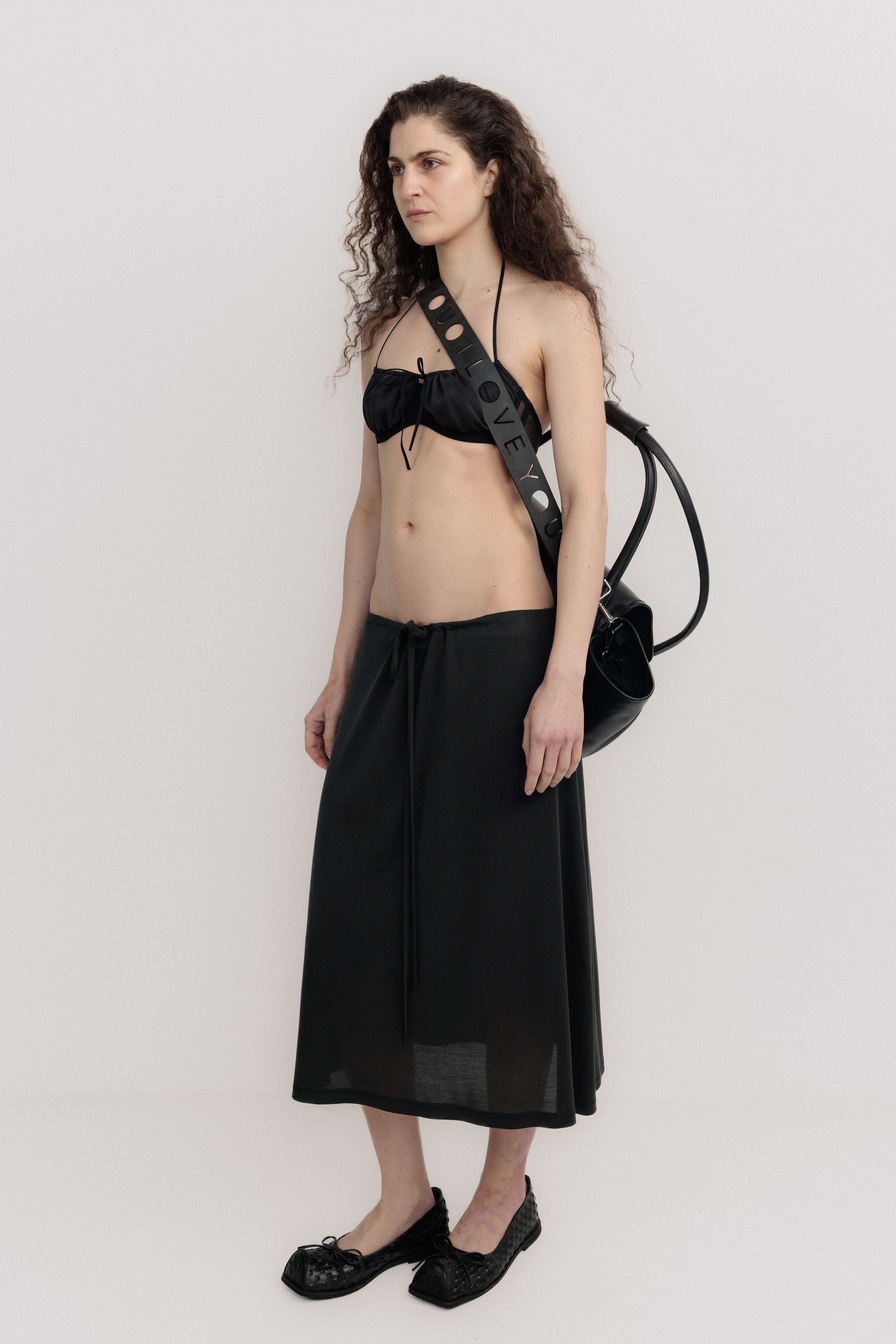 'i love you' crossbody bag strap