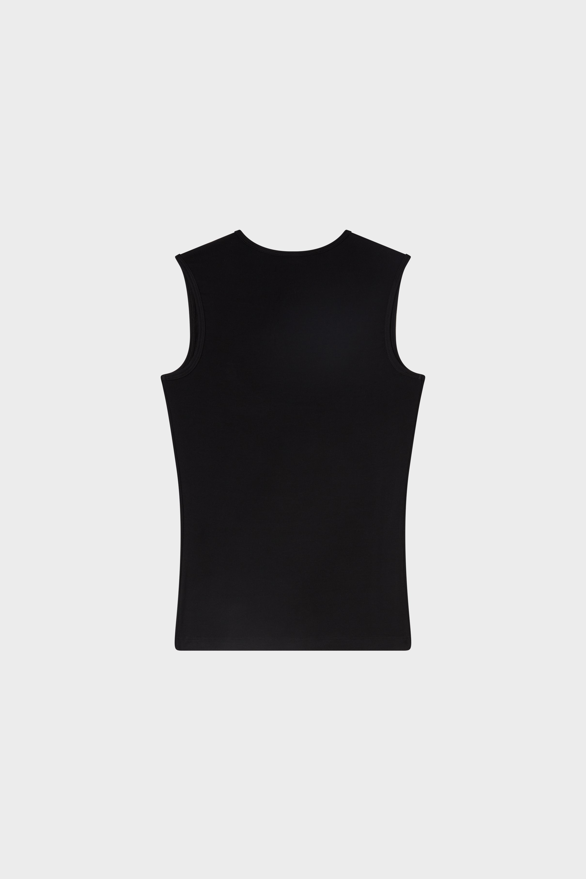 Square tank top black