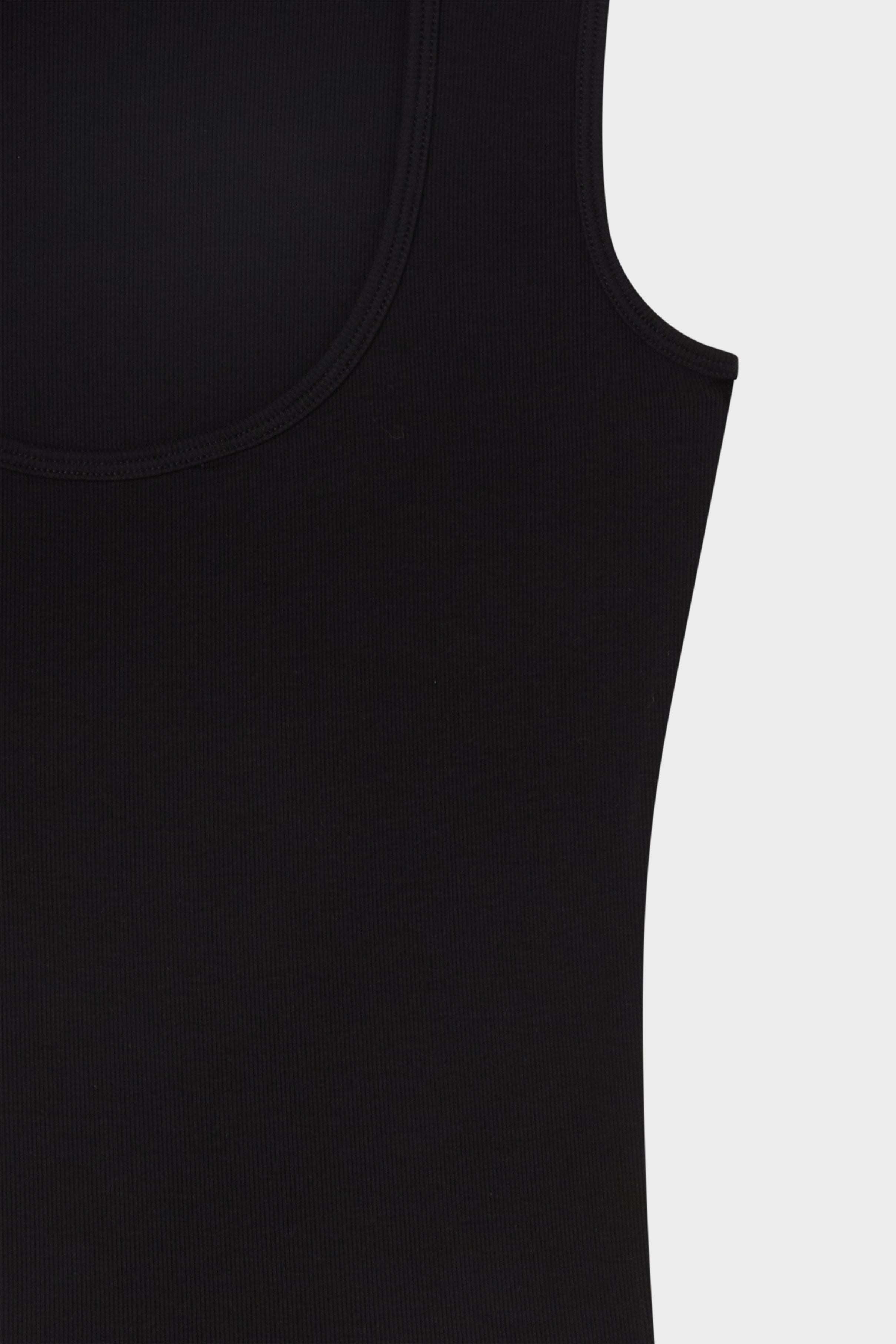 Square tank top black