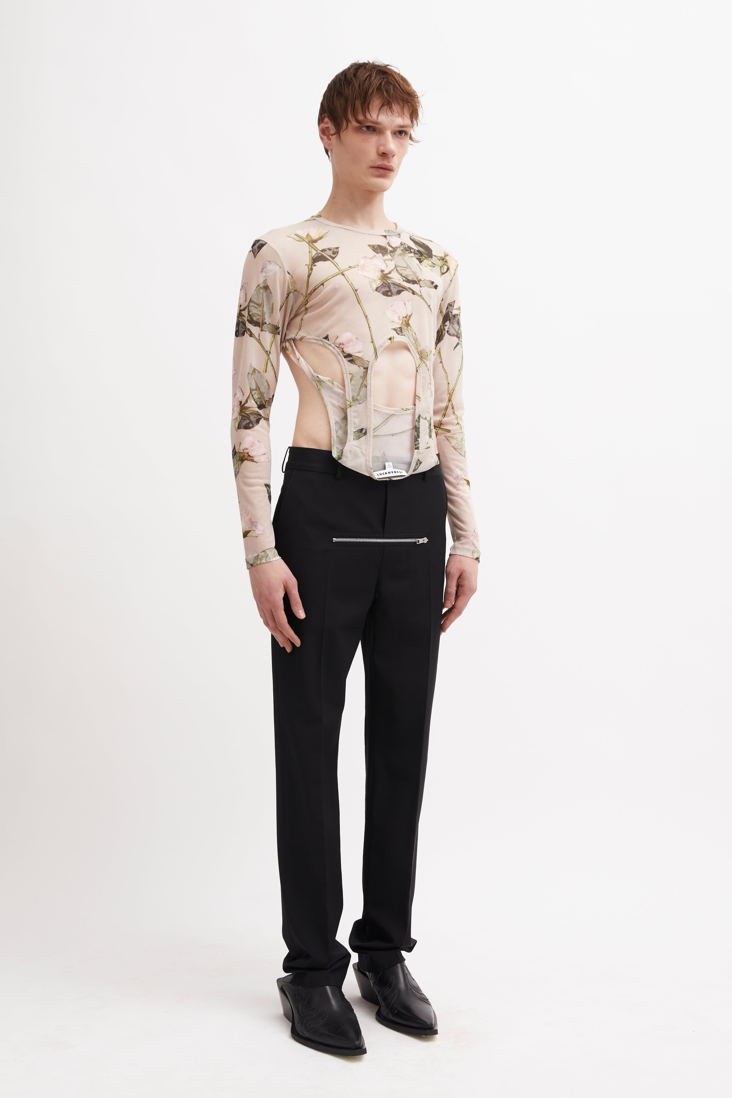 Nasdaq long sleeve top floral