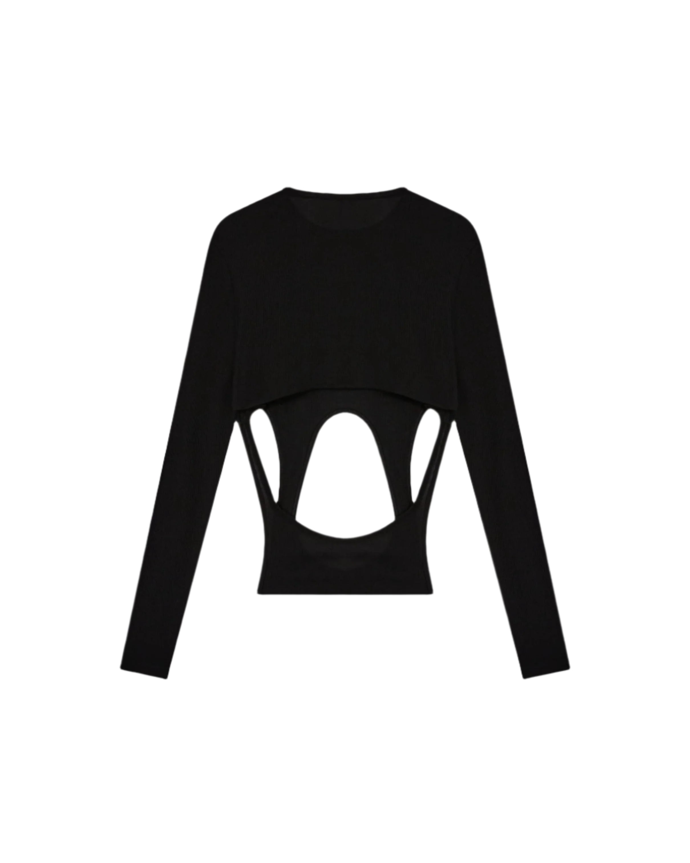 Nasdaq long sleeve top black