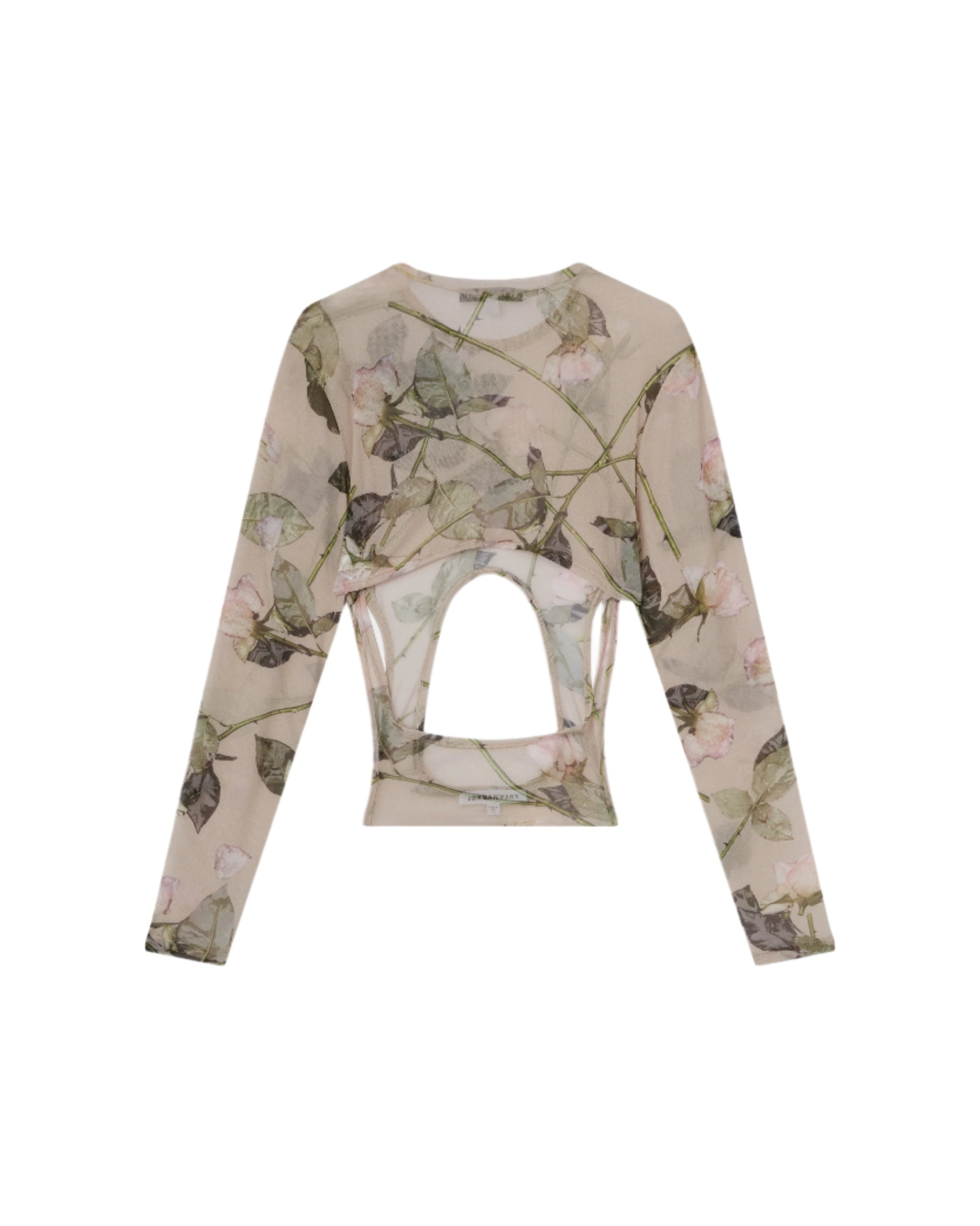 Nasdaq long sleeve top floral