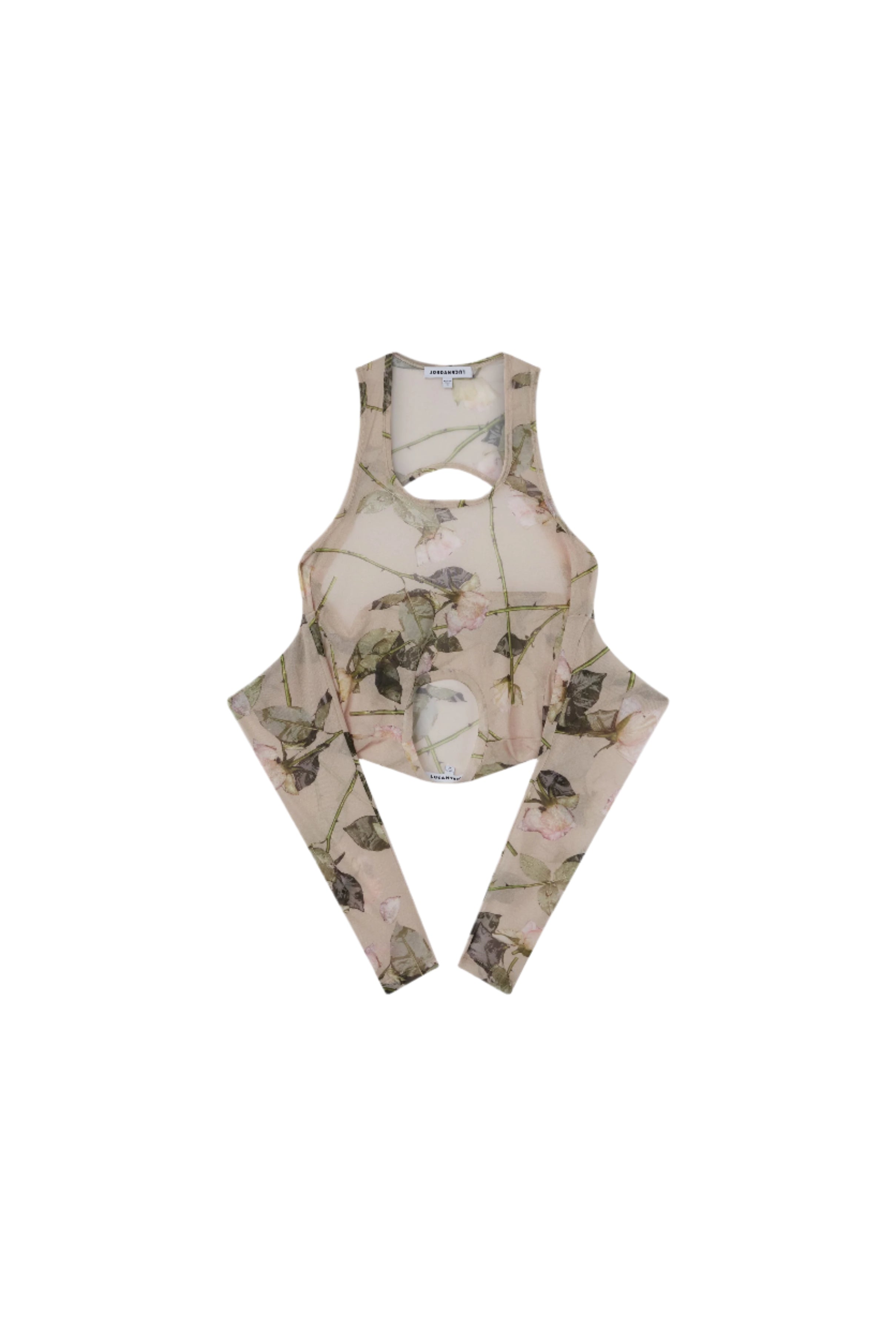 Nasdaq long sleeve top floral