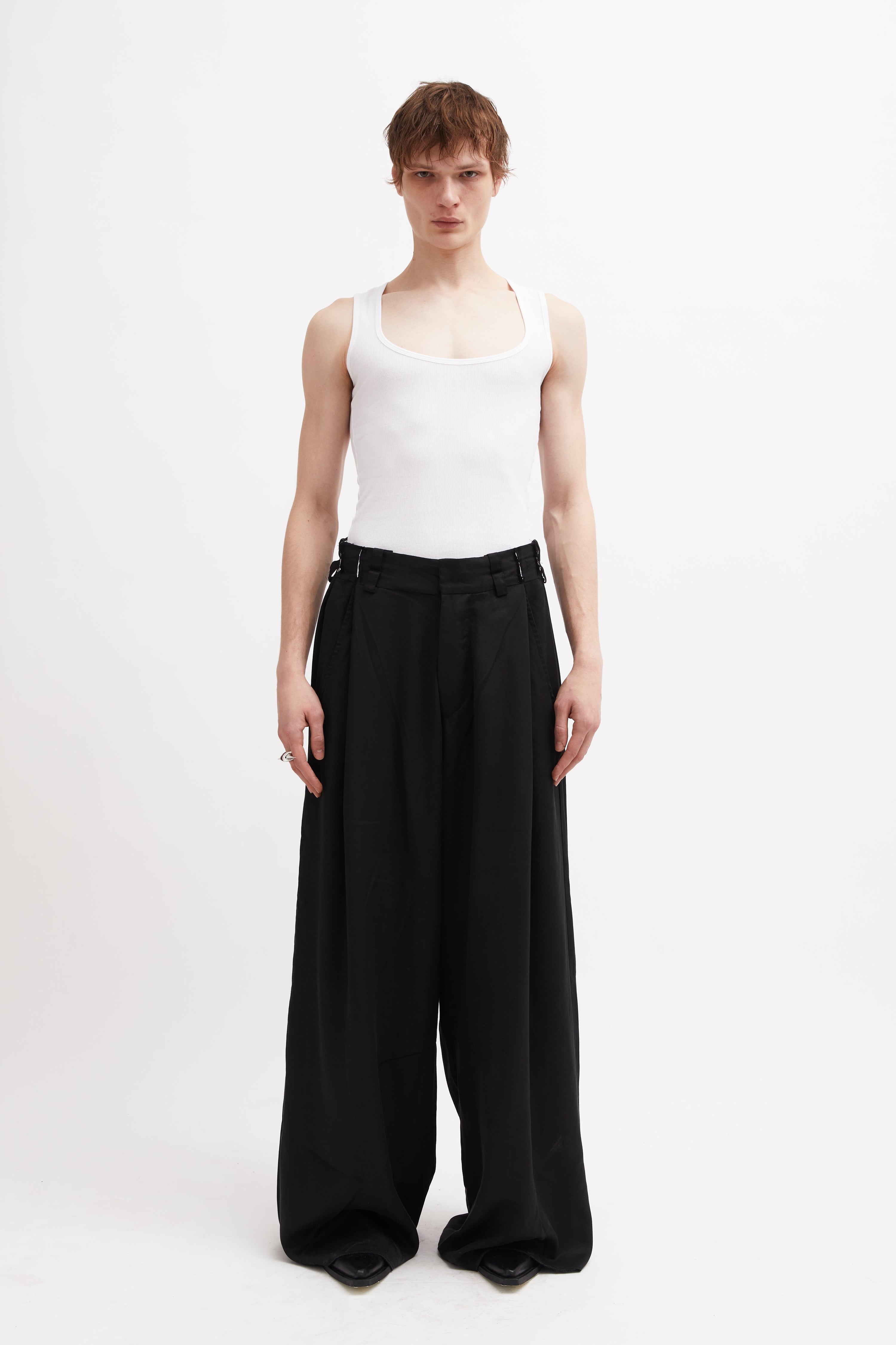 Square tank top white