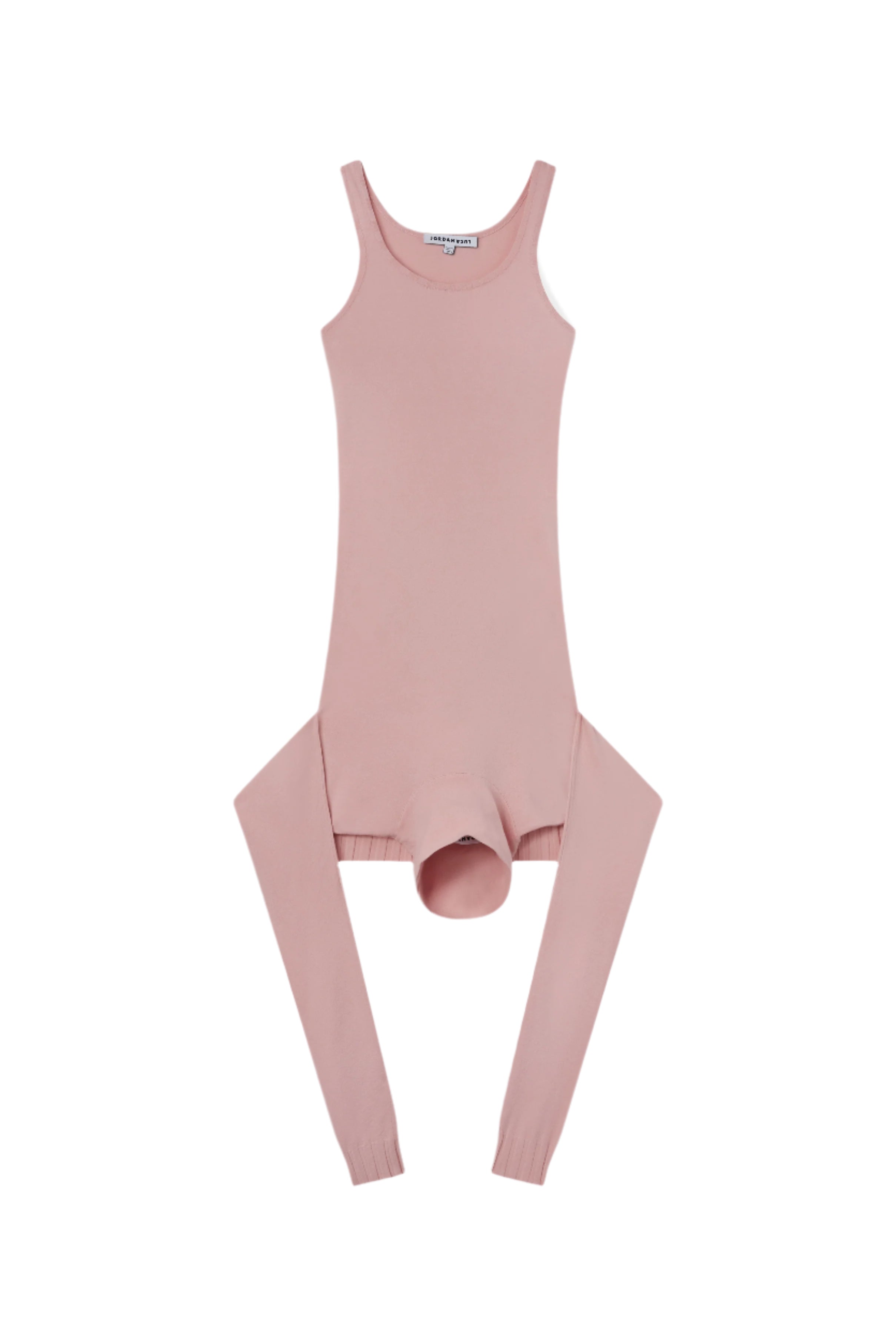 Nasdaq knit dress blush