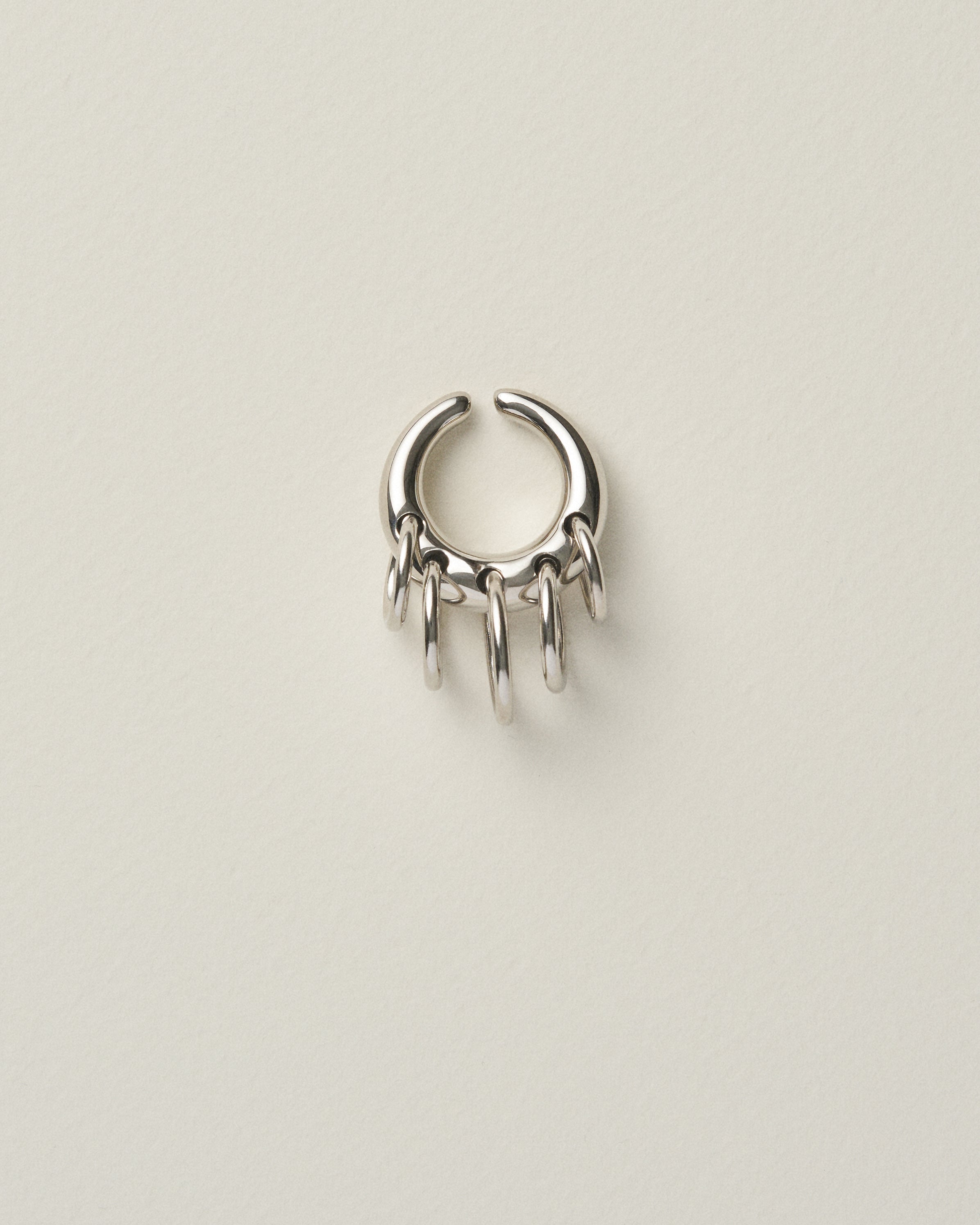 Pierced circle cuff