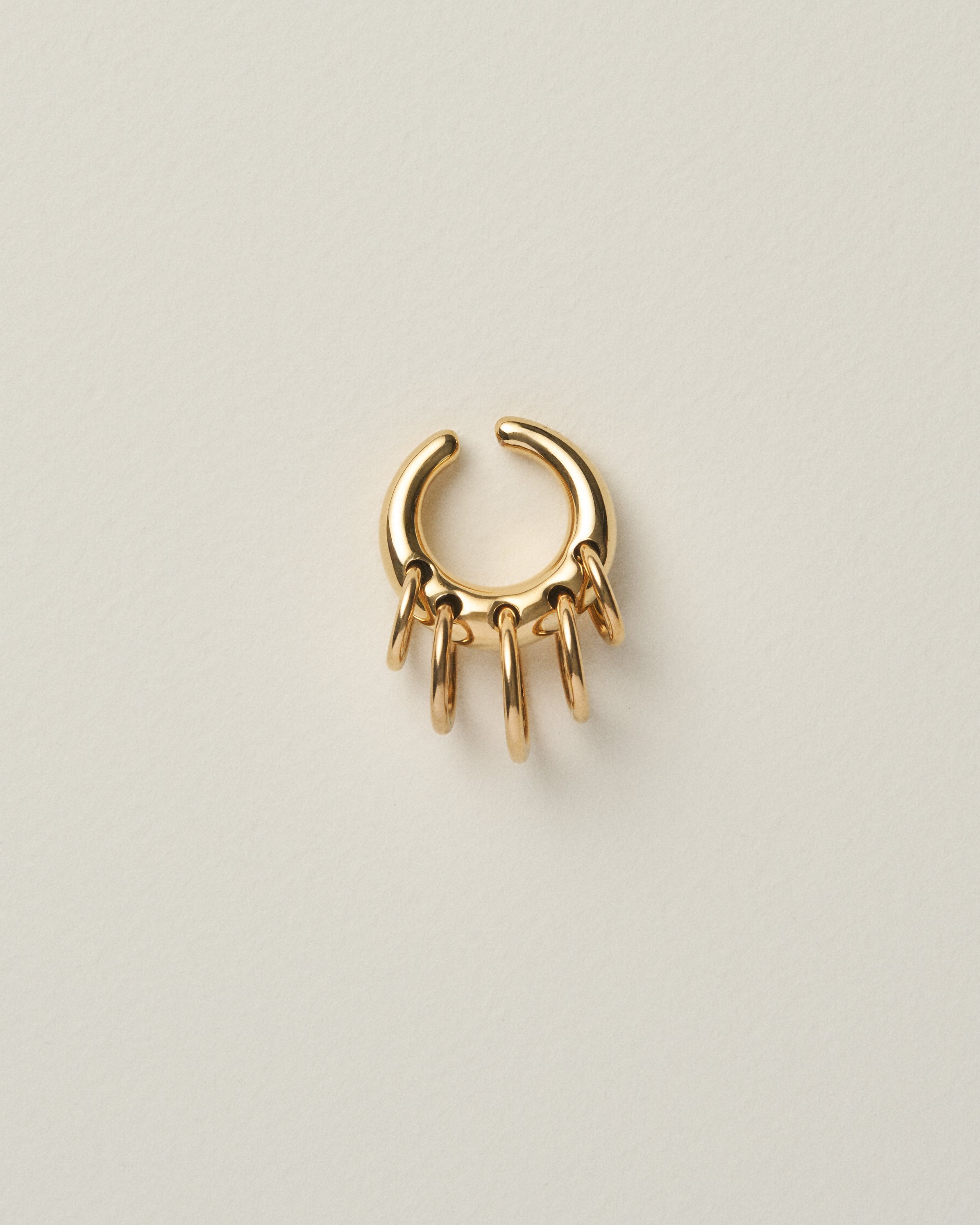 Pierced circle cuff