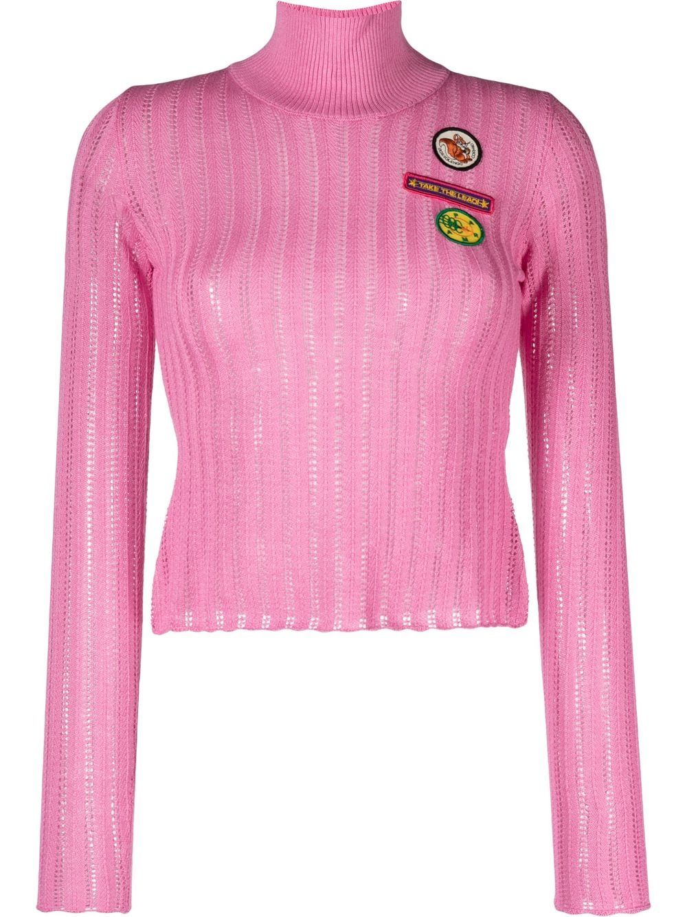 Crewneck knit top