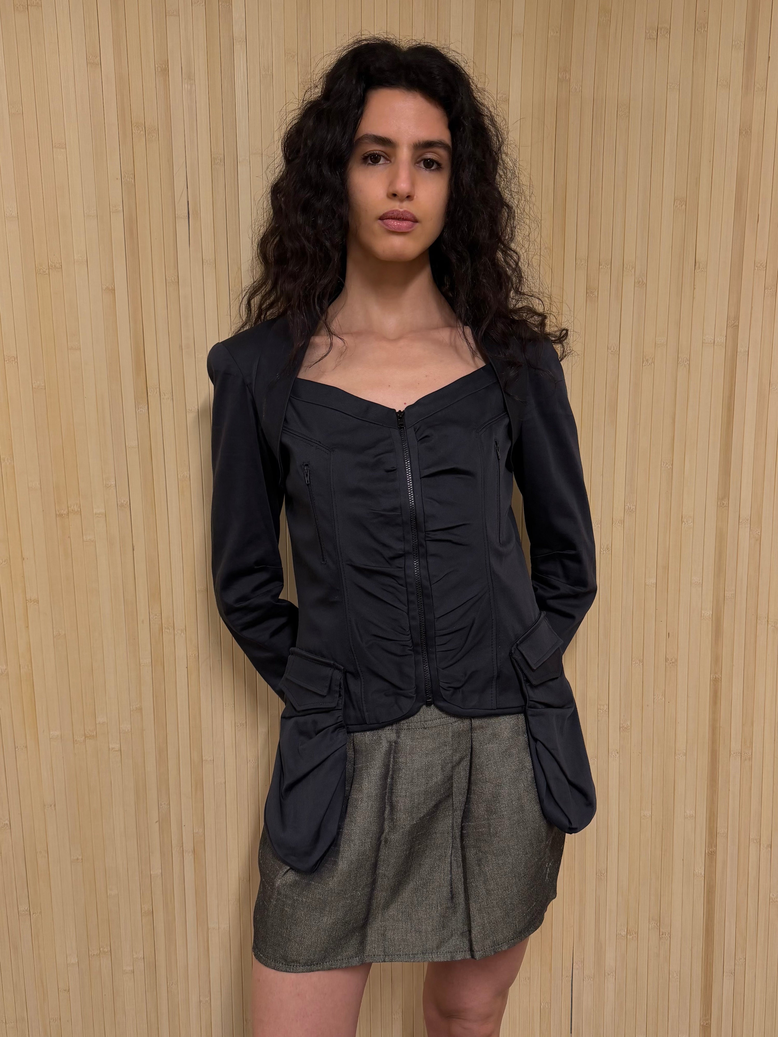 Asymmetrical jacket