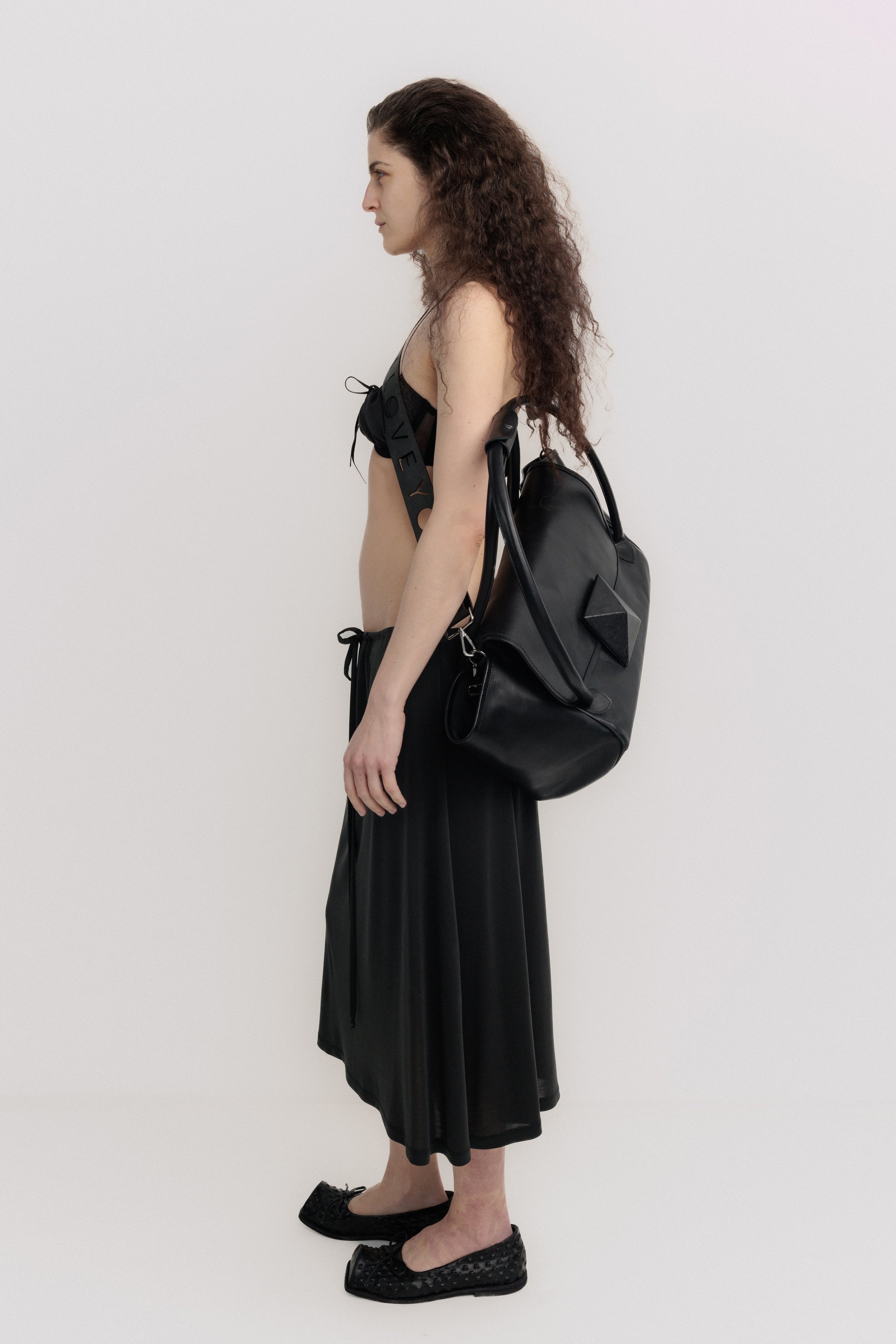 'i love you' crossbody bag strap
