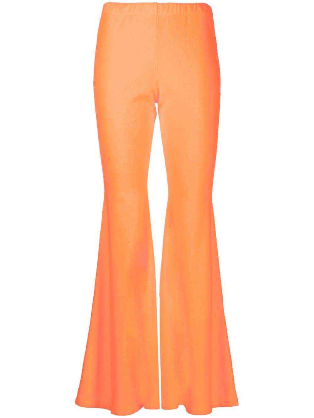 Womens terry flared pants knit
