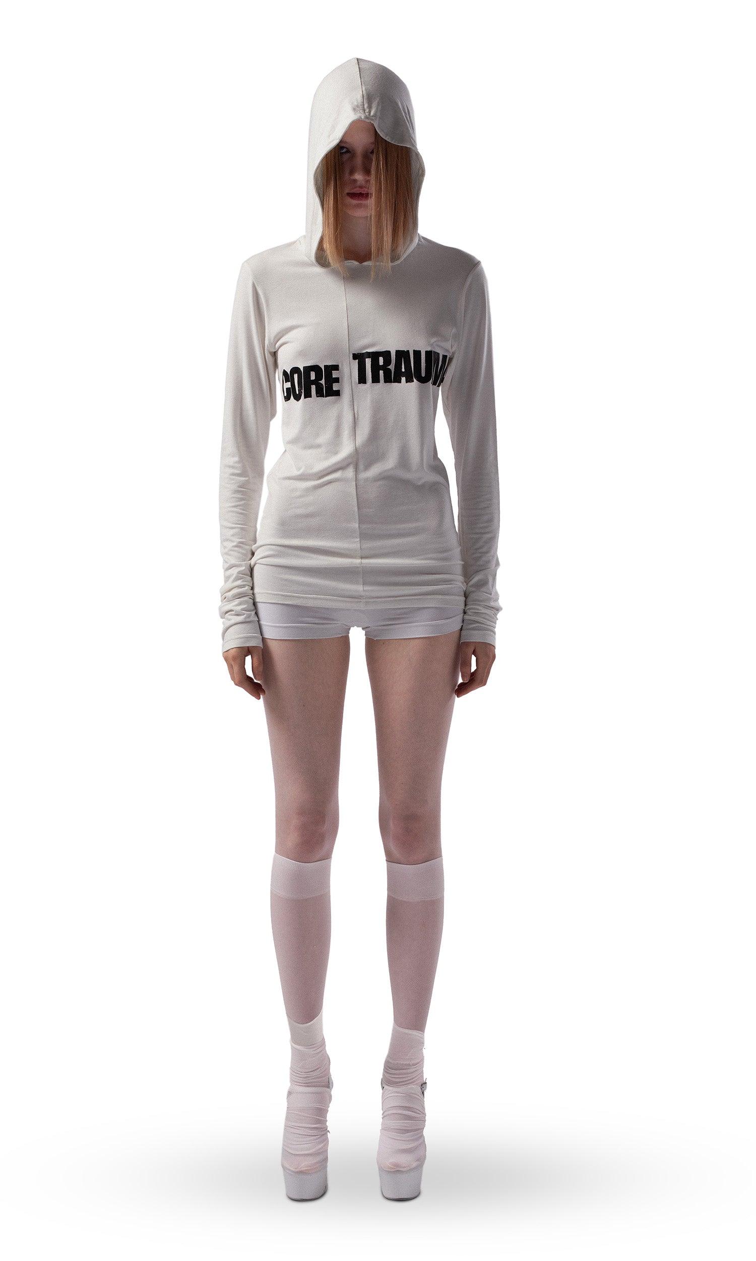 Trauma angel hooded top