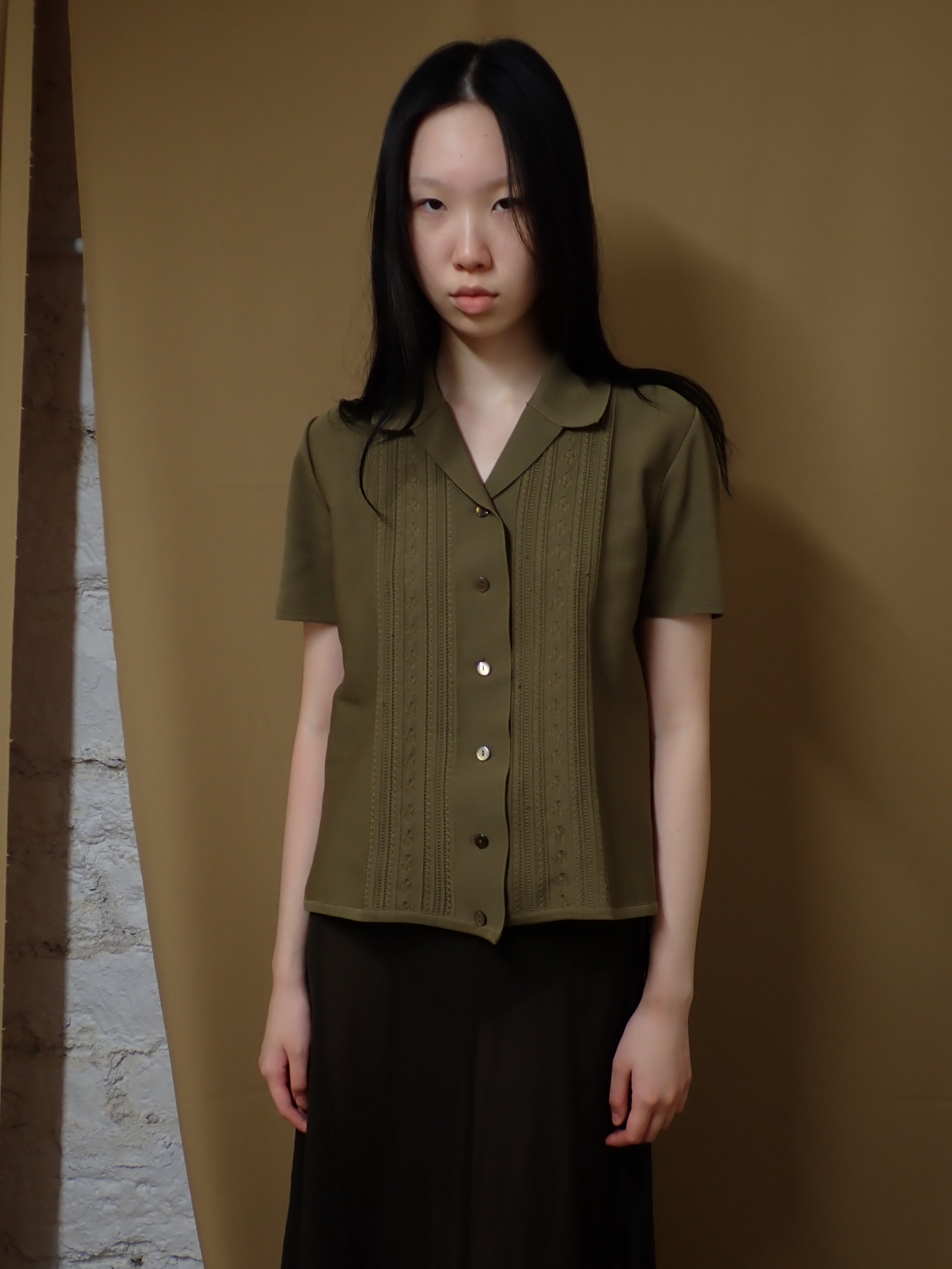 Beige polo