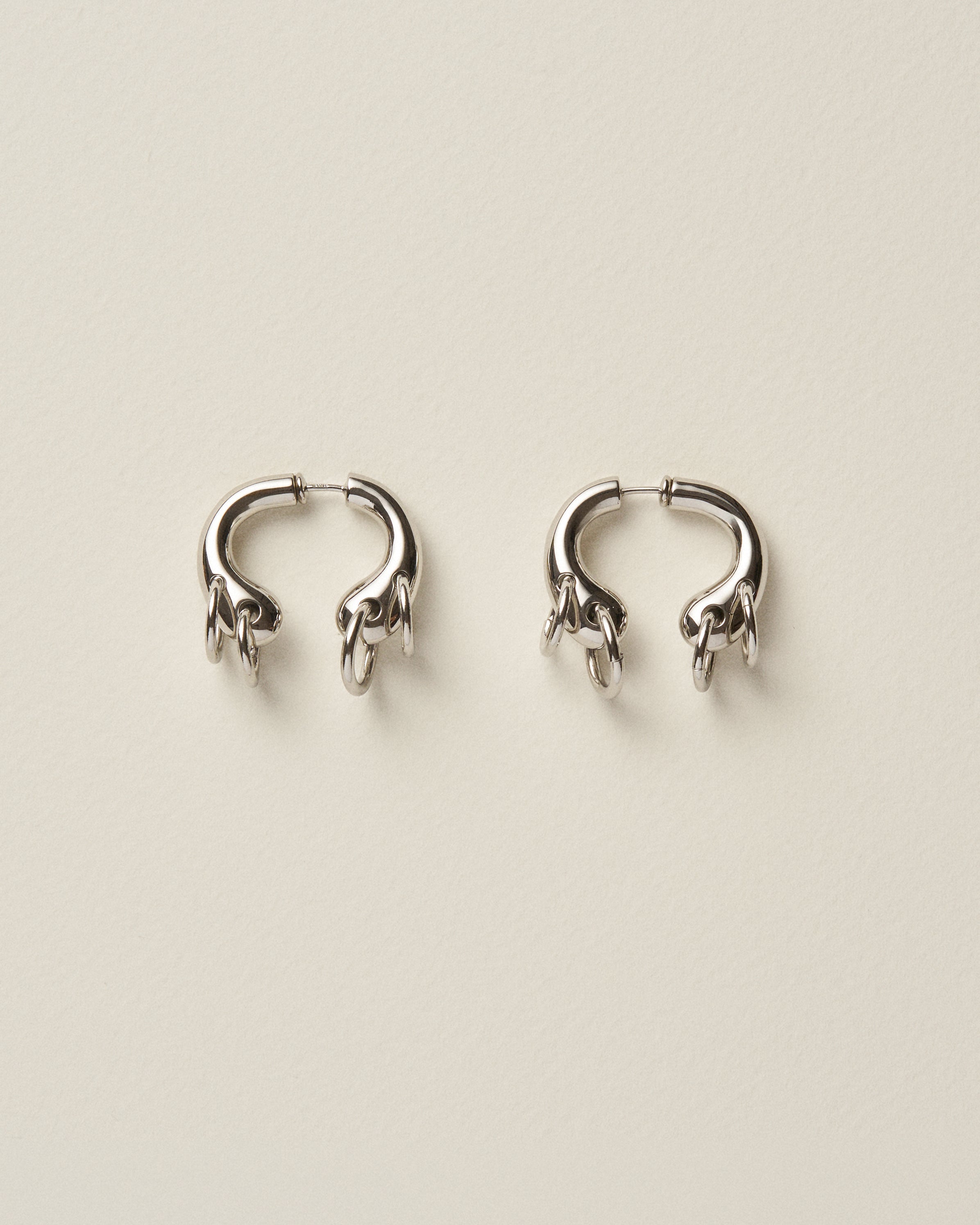 Pierced helix earrings