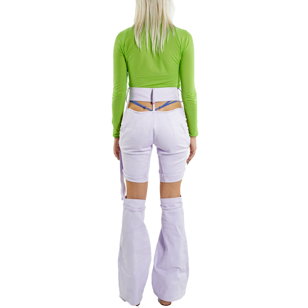 Elephant pantalone denim lilla