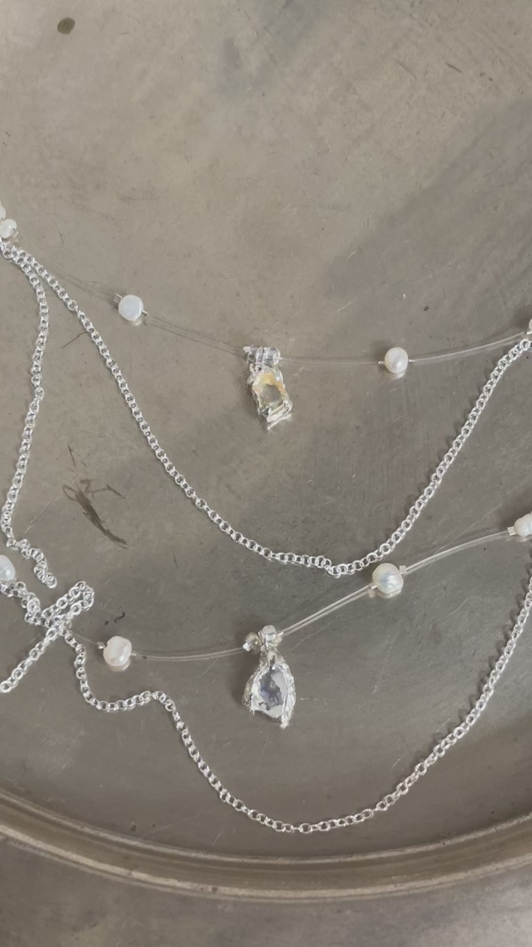 Celestial necklace - silver