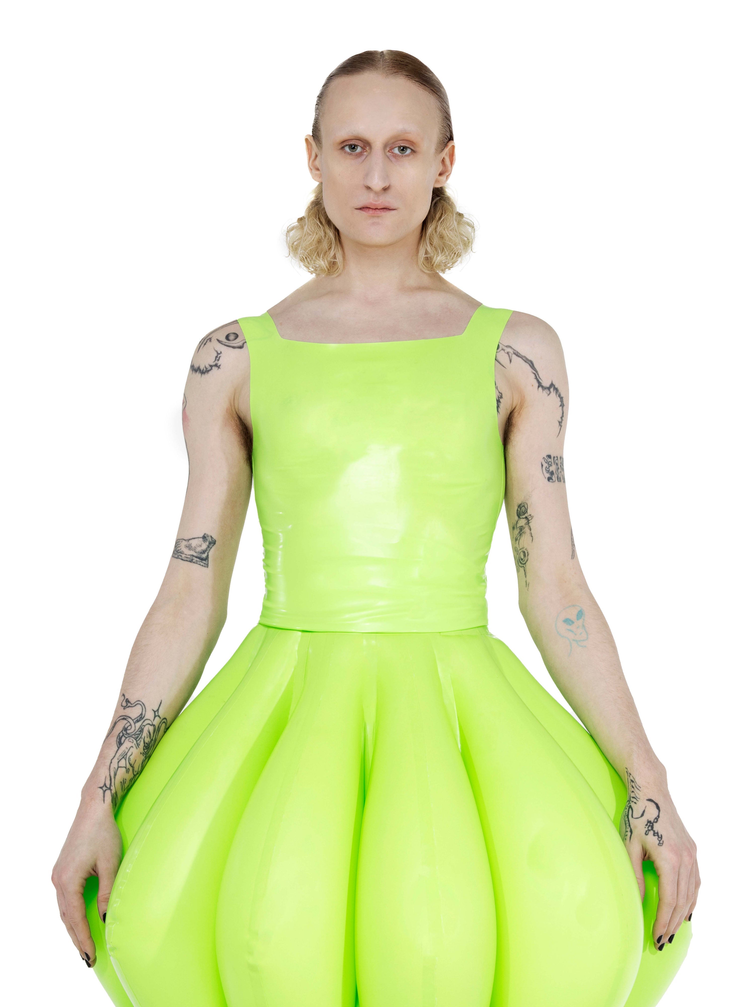Essential latex tank - lime
