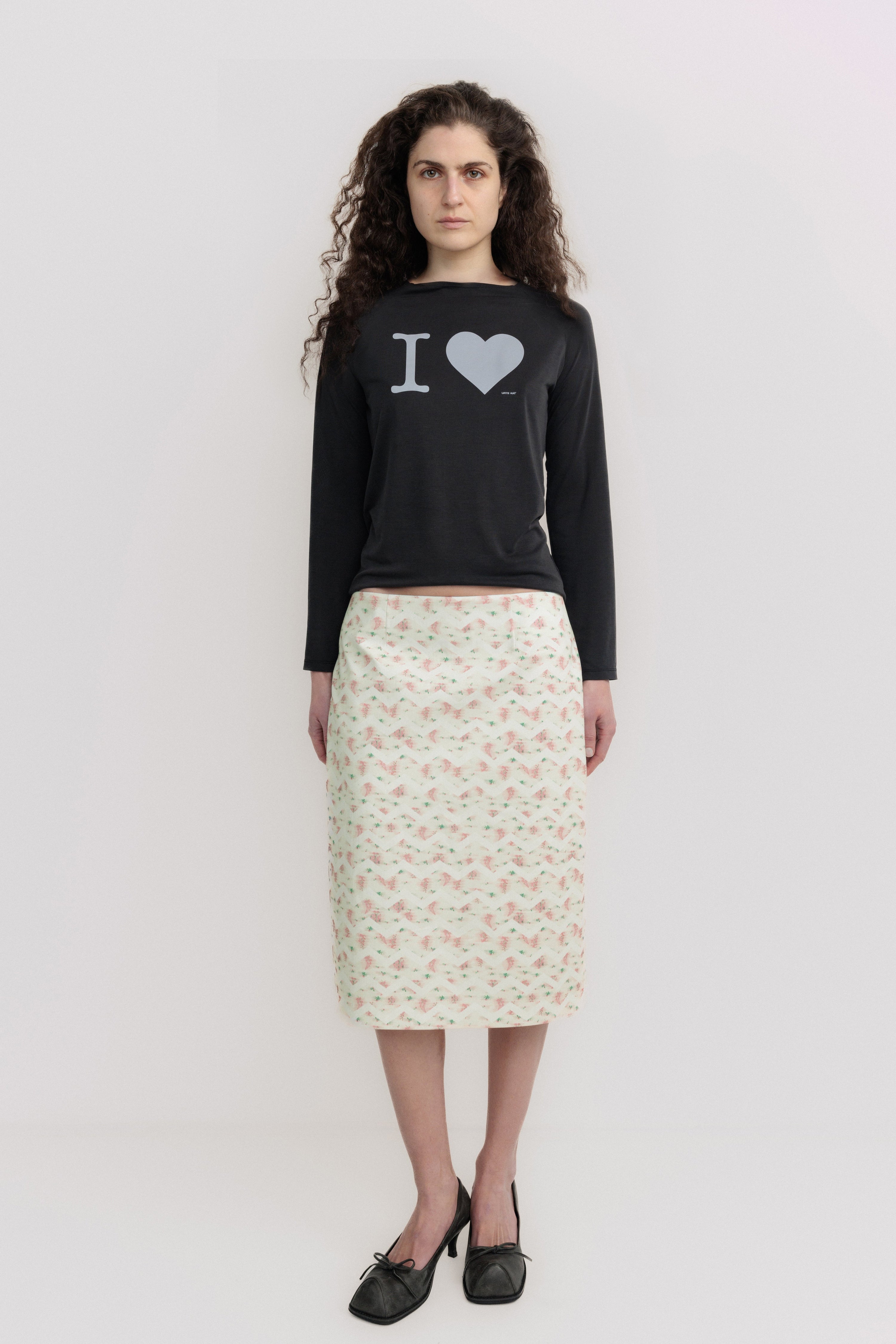 'i love' top