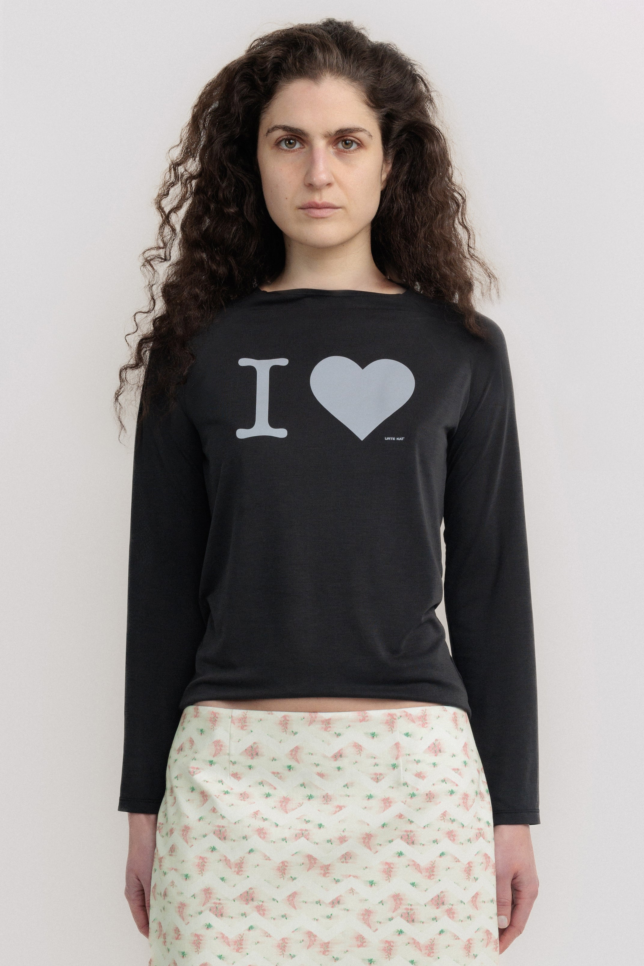 'i love' top