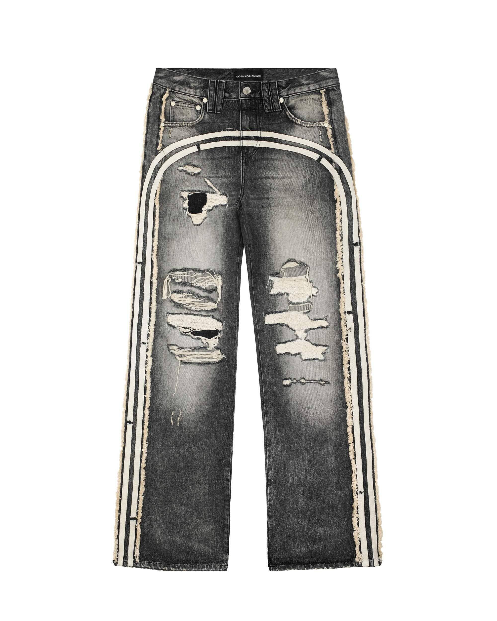 Grey track jeans