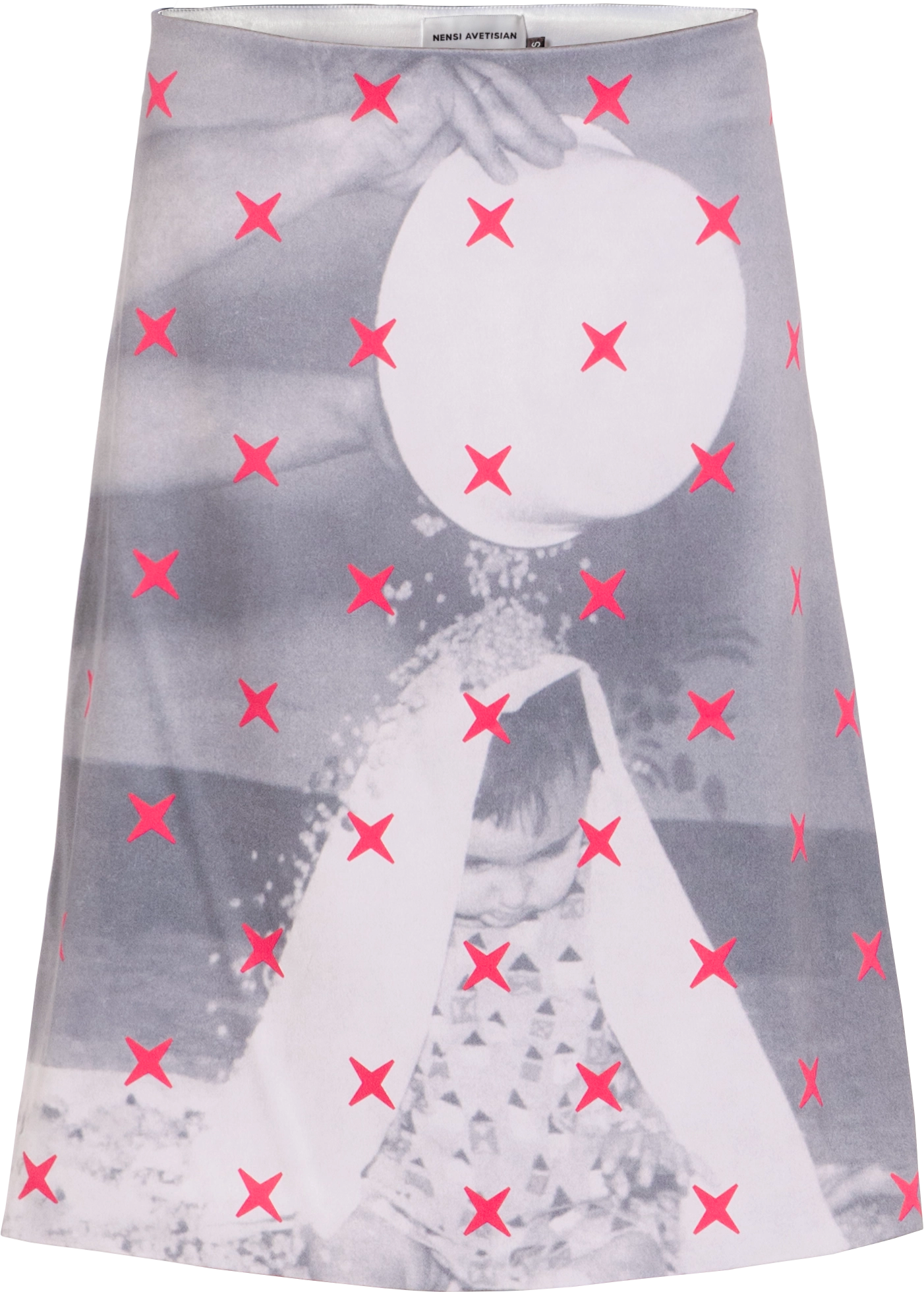 Skirt midi with print