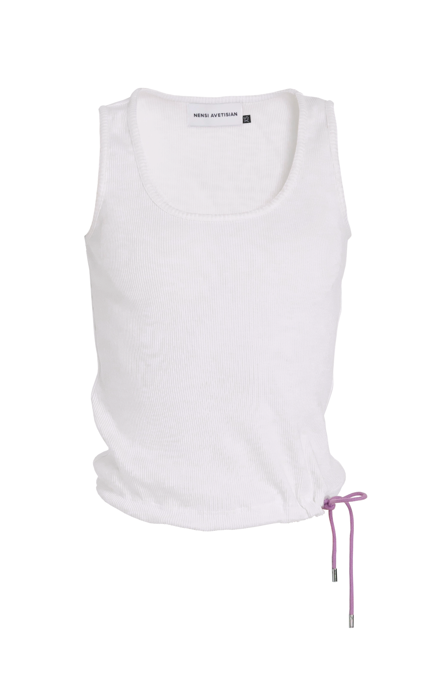 Tank top with lace detail