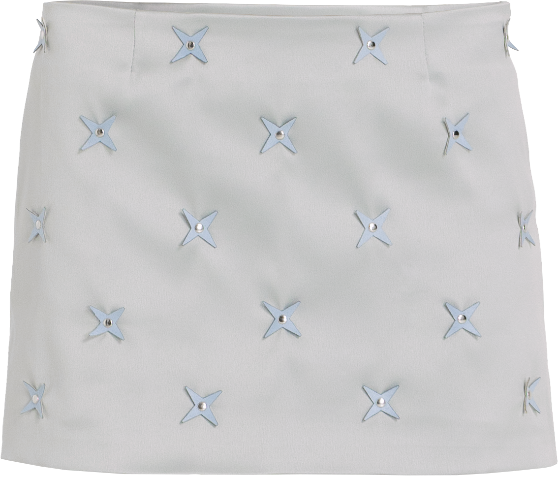 Mini skirt with stars