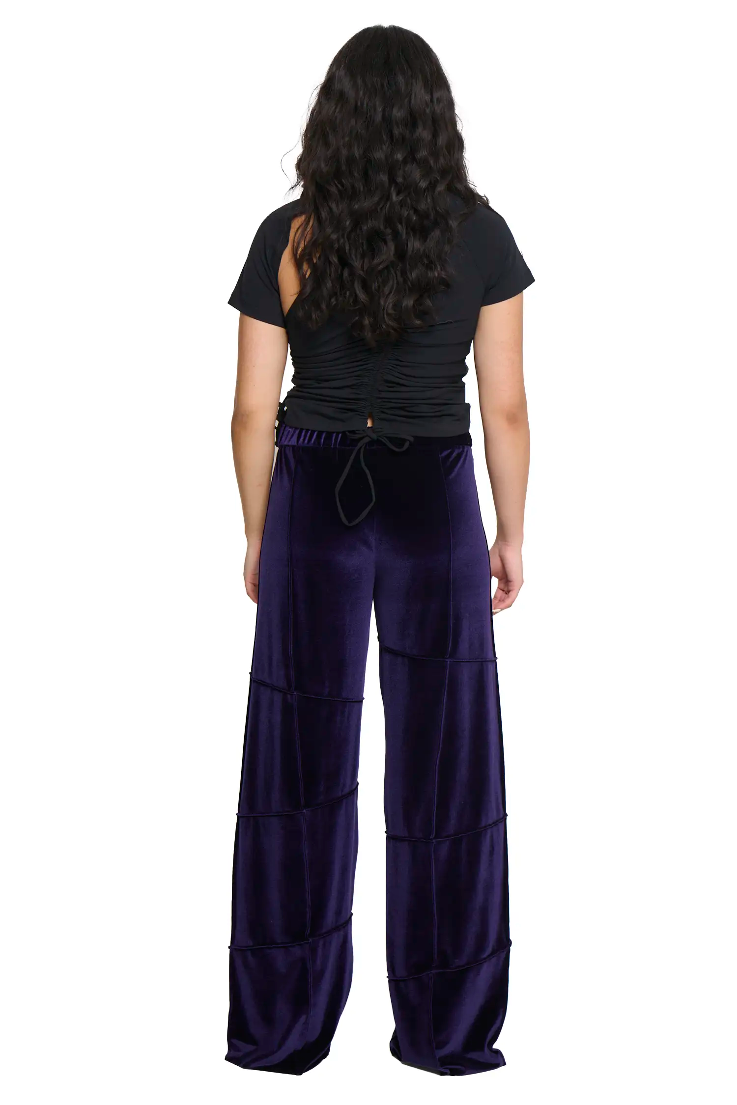 Spider pant - purple (straight)
